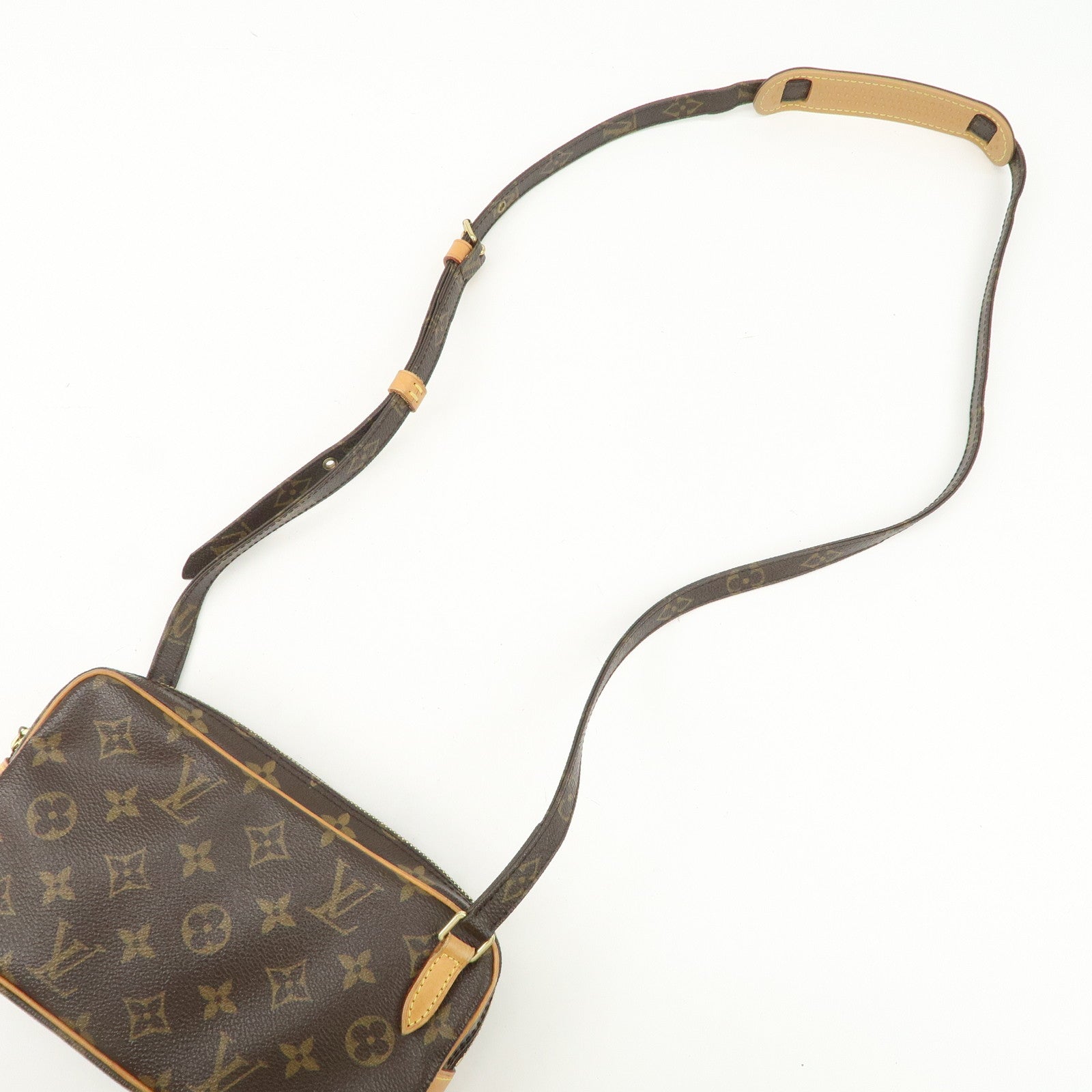 Louis Vuitton Monogram Pochette Marly Bandouliere Bag Brown M51828