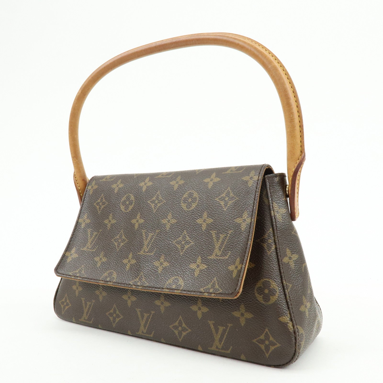 Louis Vuitton Monogram Mini Looping Shoulder Bag Brown M51147