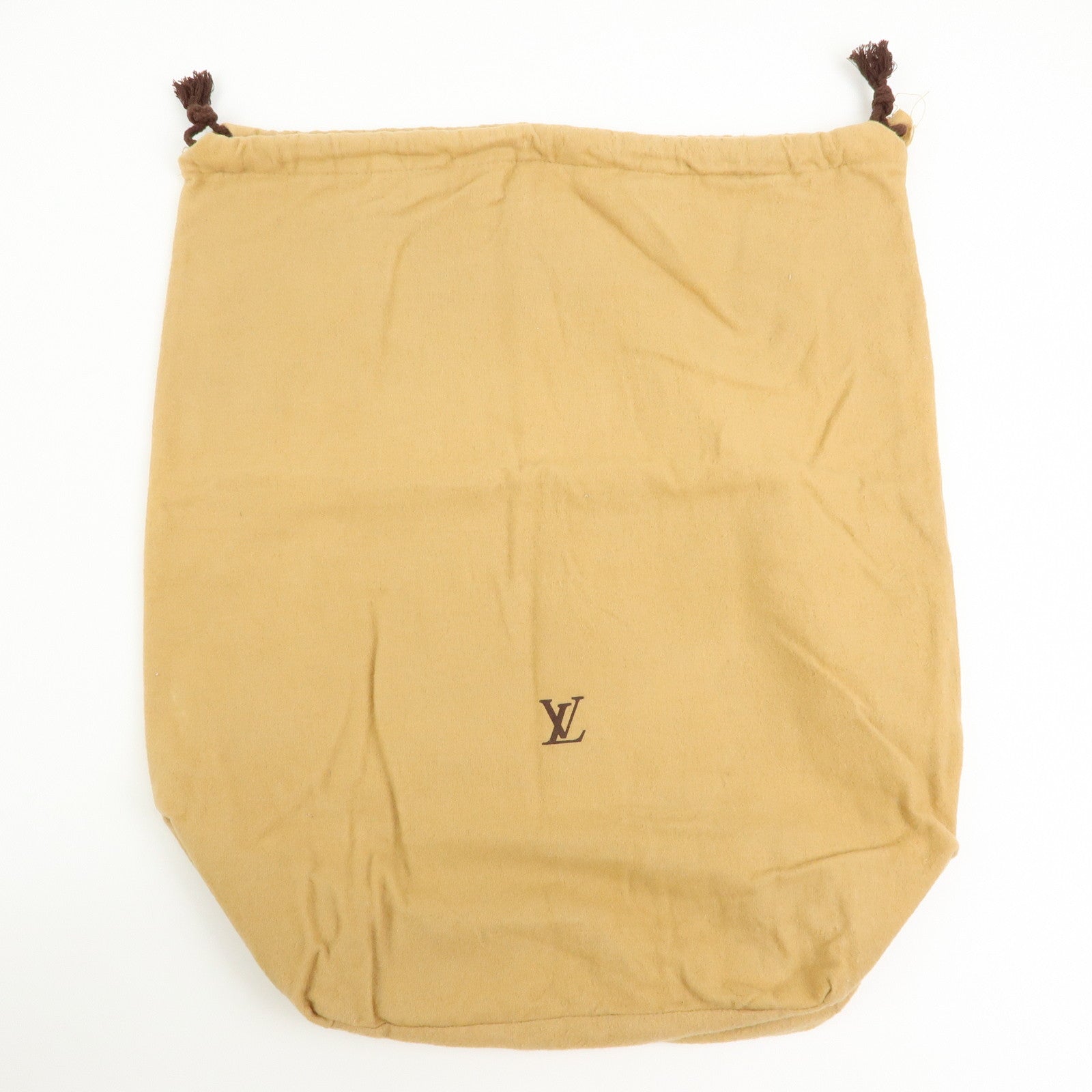 Louis Vuitton Set of 10 Dust Bag Storage Bag Drawstring Style Beige