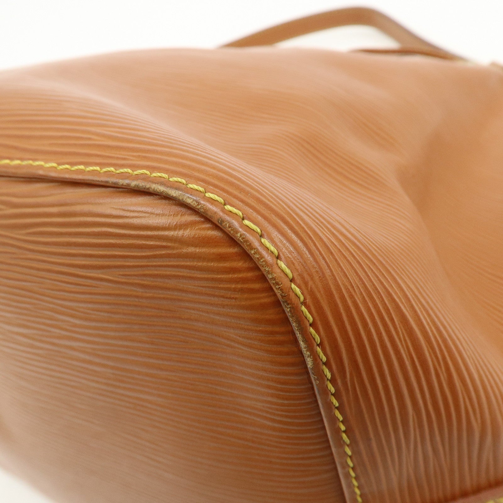 Louis Vuitton Epi Leather Petit Noe Shoulder Bag Zipang Gold M44108