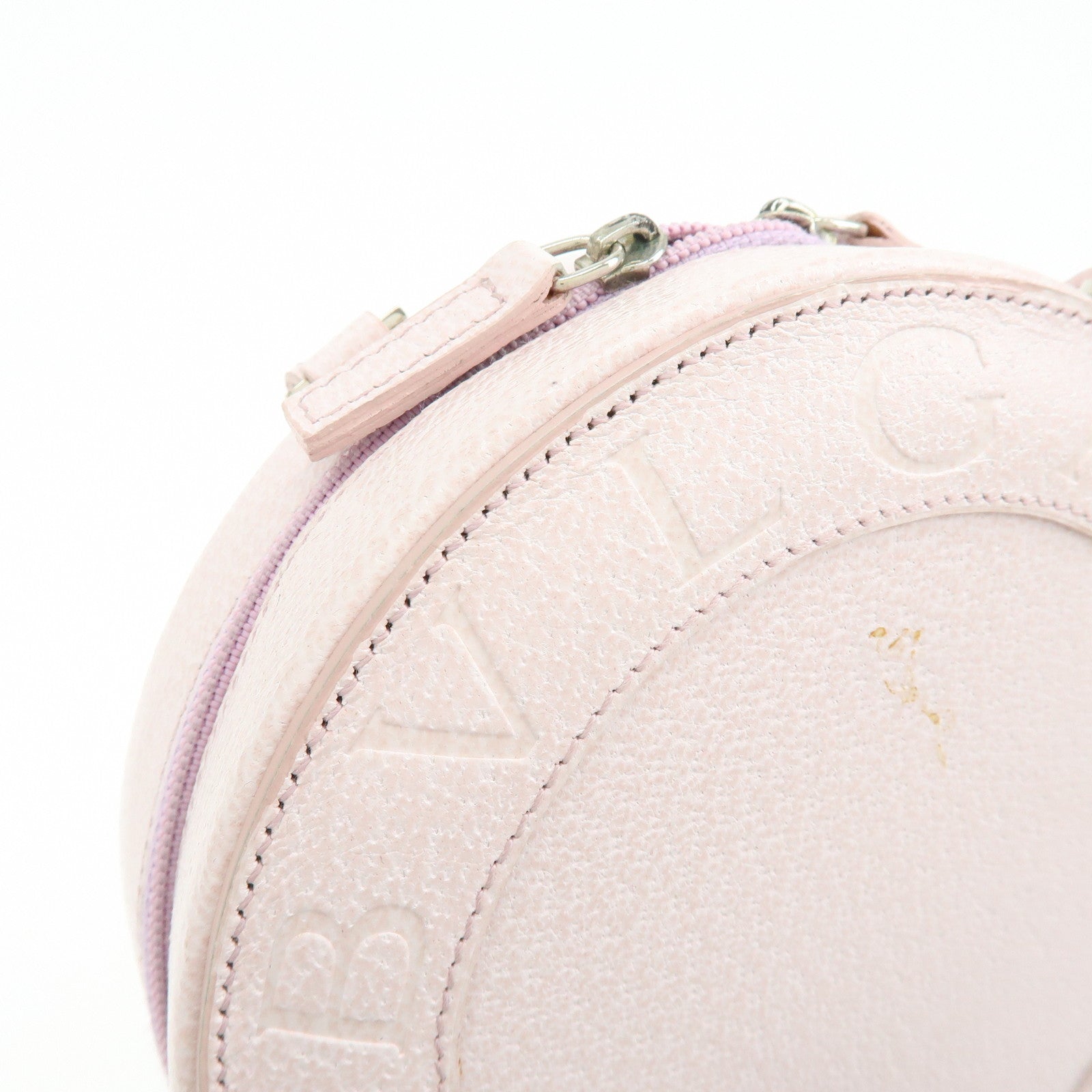 BVLGARI B-Zero1 Yo-Yo Leather Shoulder Bag Crossbody Bag Light Pink