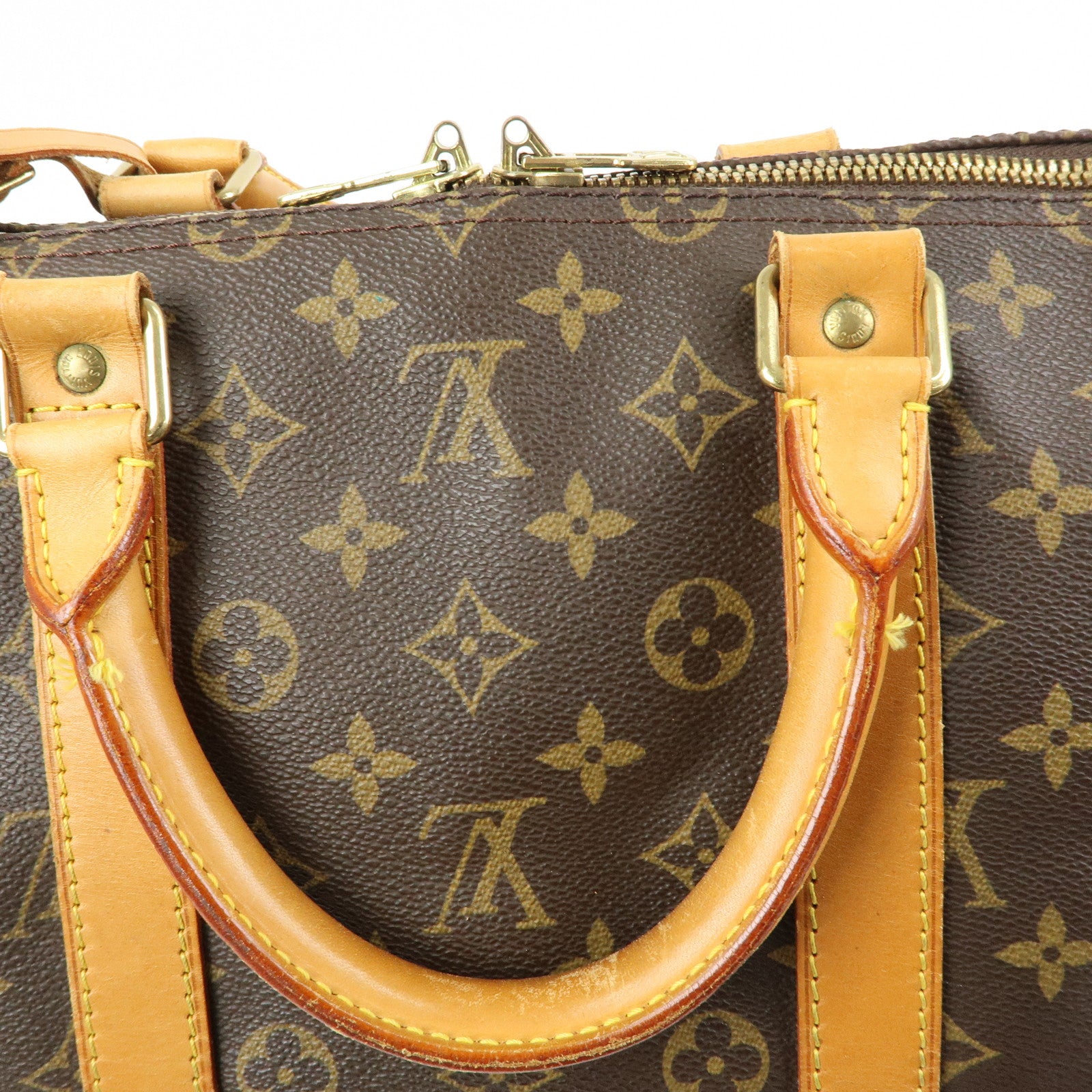 Louis Vuitton Monogram Keep All Bandouliere 55 Boston Bag M41414