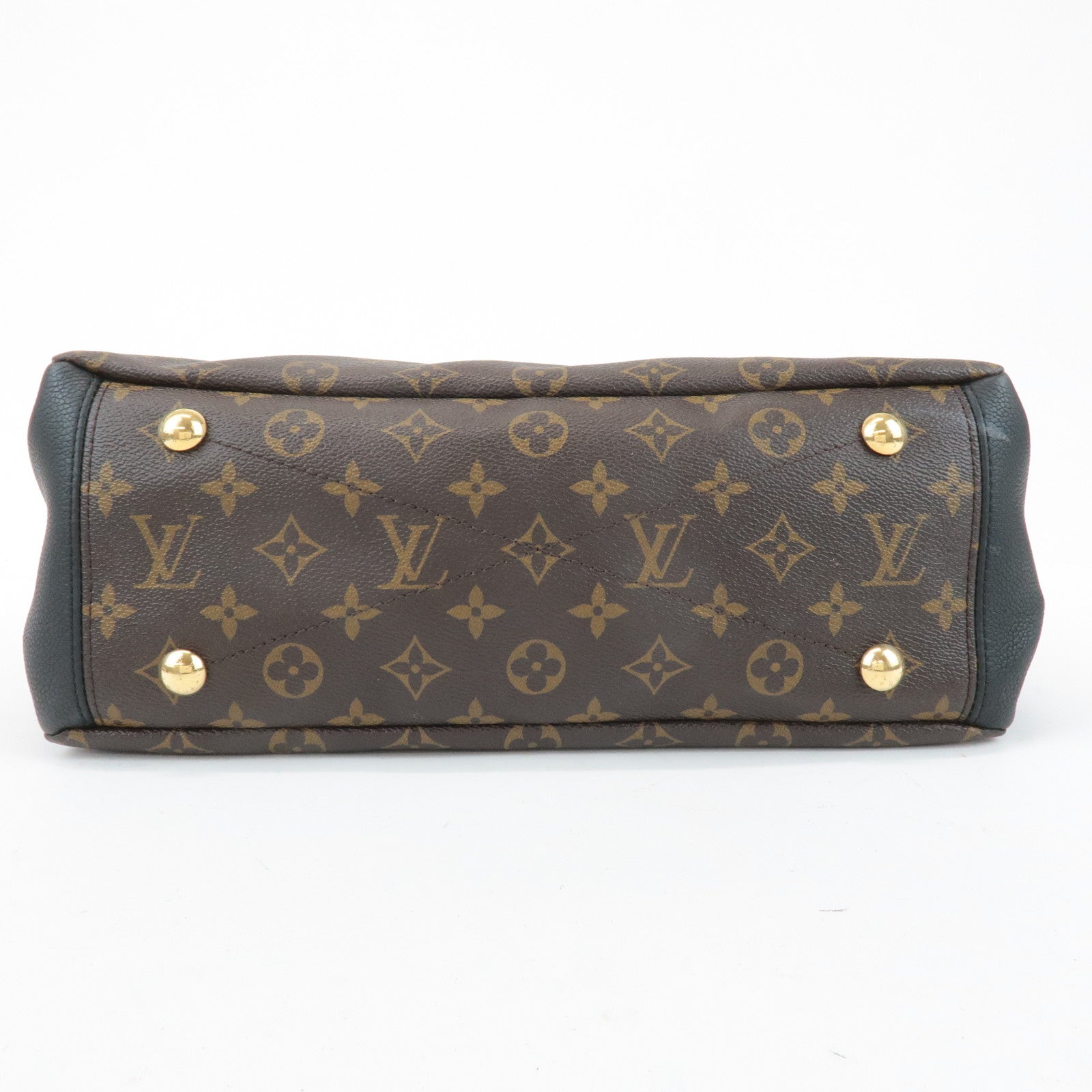 Louis Vuitton Monogram Pallas 2Way Hand Bag Noir M42756 Used