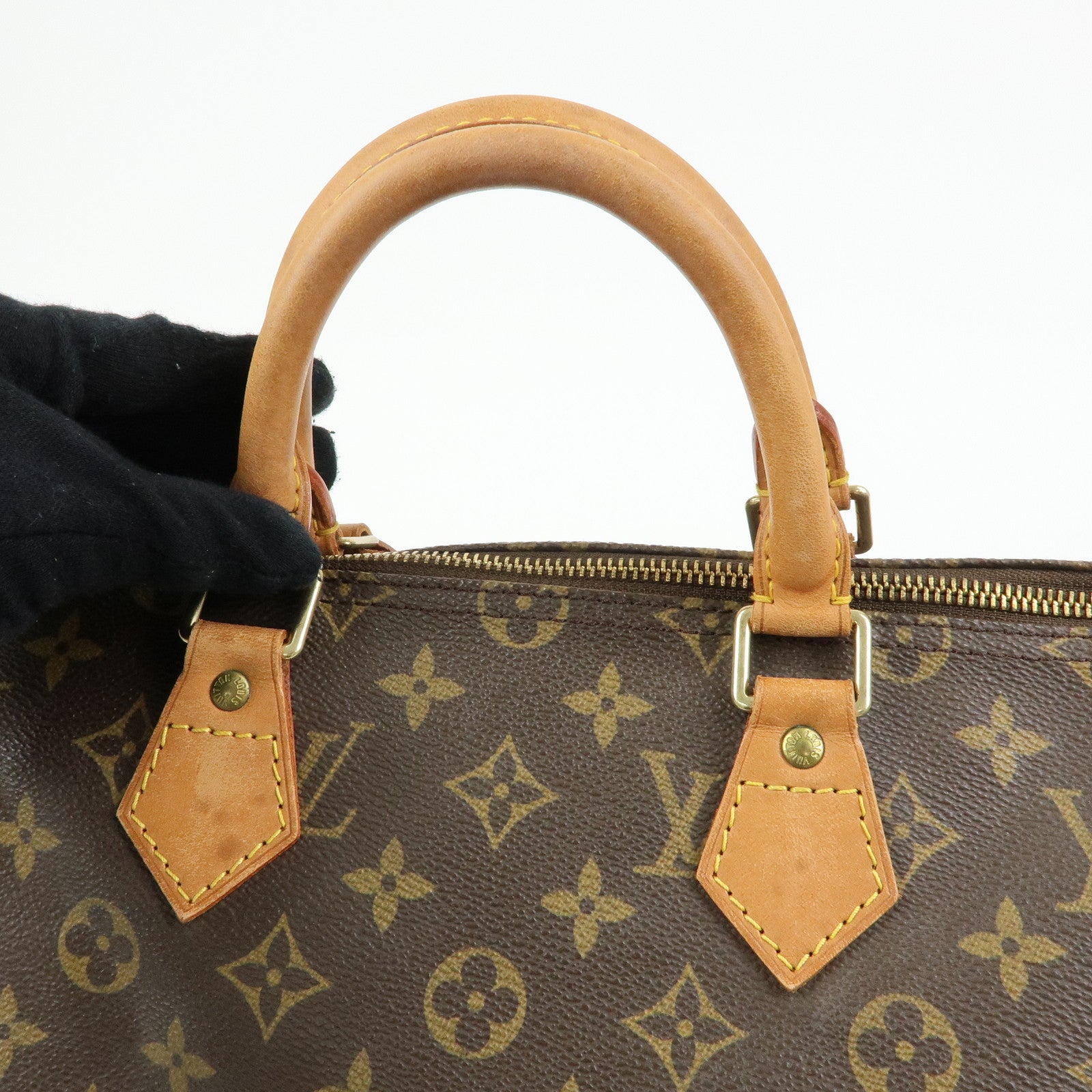 Louis Vuitton Monogram Speedy 35 Boston Bag Hand Bag M41524