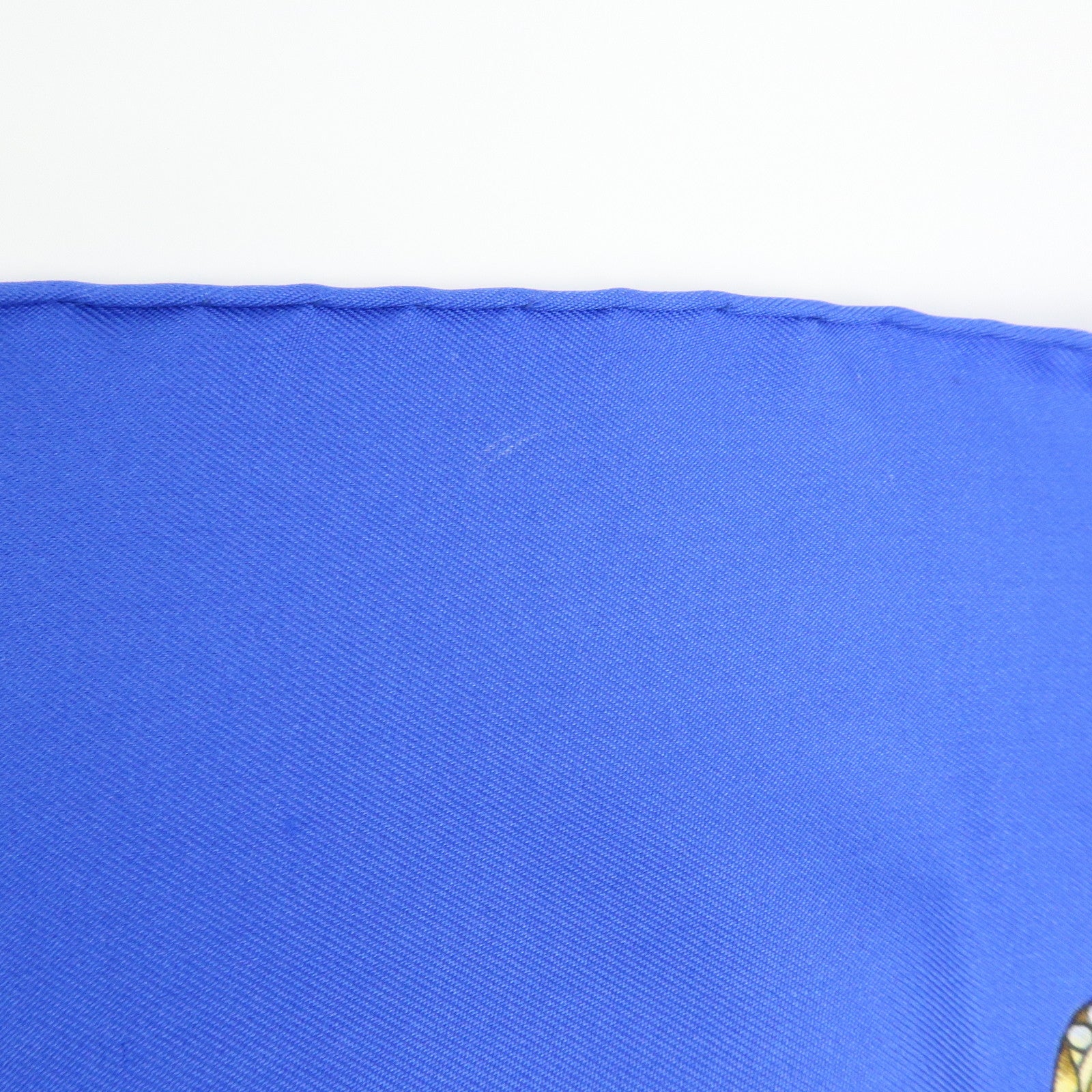 HERMES Carre 90 Silk 100% Scarf LES TAMBOURS Drum Print Navy Gold