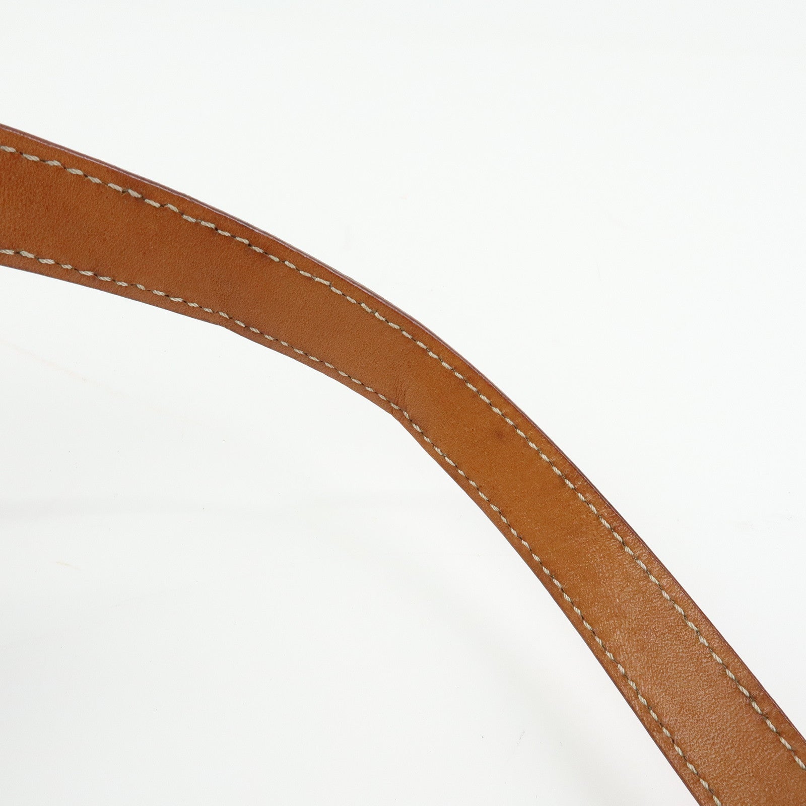 CELINE Trio PVC Leather Shoulder Bag Crossbody Bag Brown