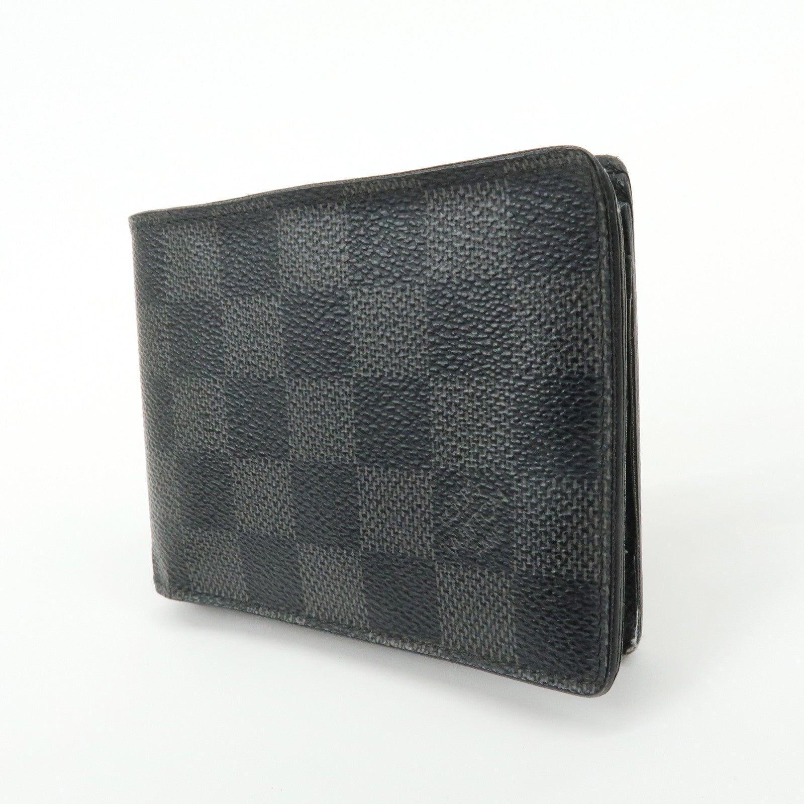 Louis Vuitton Damier Graphite Set of Compact Wallet N62664/N62663