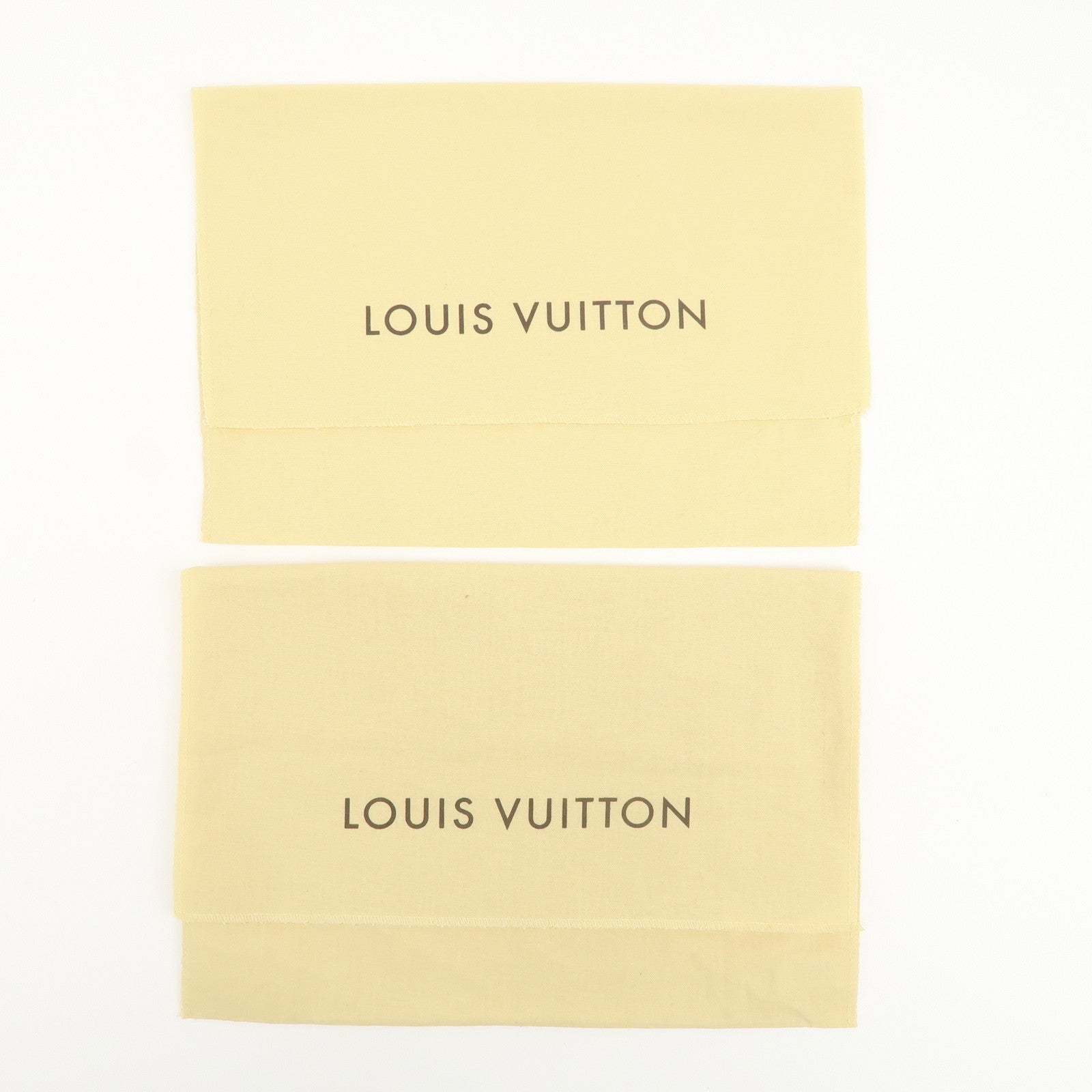 Louis Vuitton Set Of 15 Dust Bag Storage Bag Flap Style Beige