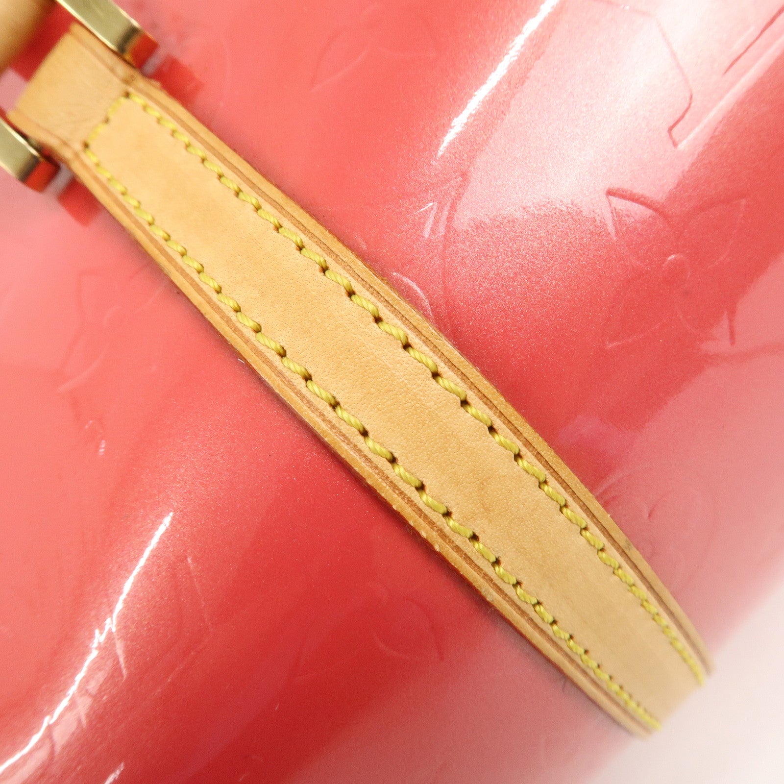 Louis Vuitton Monogram Vernis Bedford Hand Bag Framboise M9133F