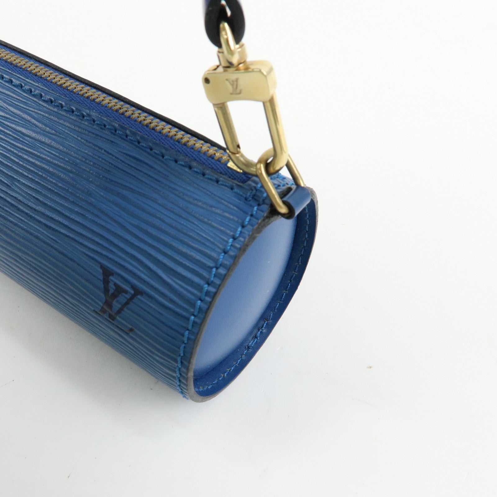 Louis Vuitton Epi Set of 2 Leather Soufflot Pouch Red Blue