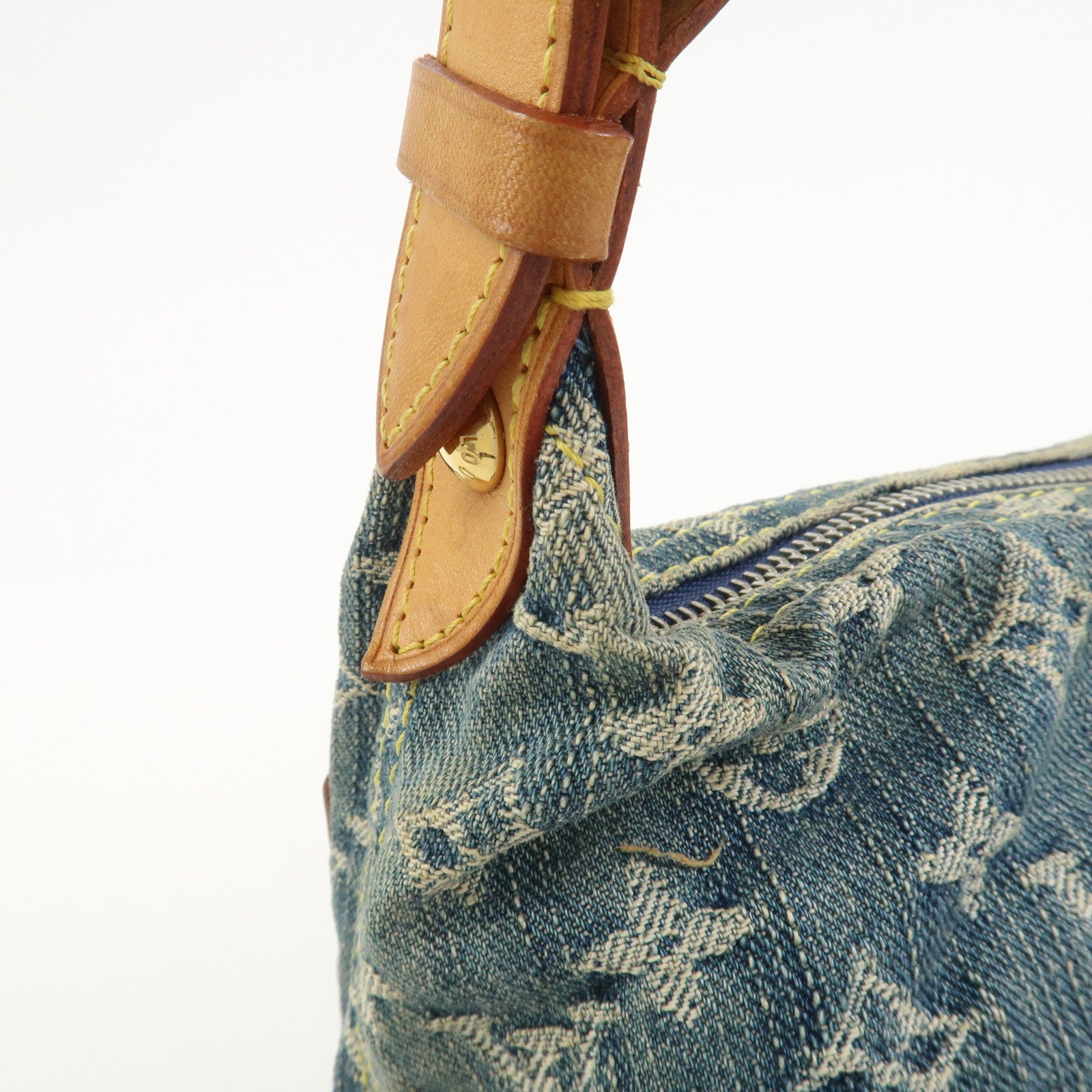 Louis Vuitton Monogram Denim Baggy PM 2Way Bag Shoulder Bag M95049