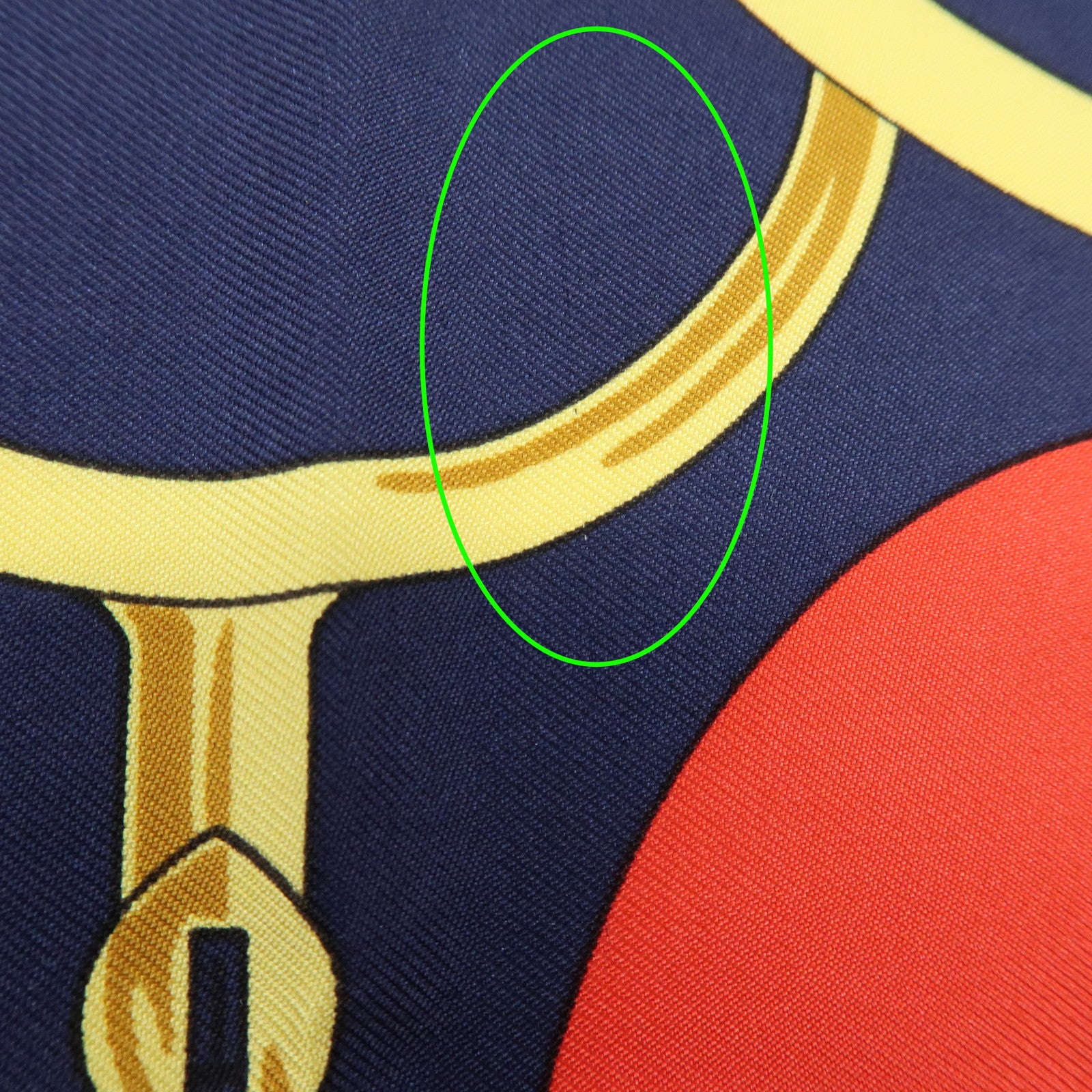 HERMES Carre 90 Silk 100% Eperon d'or Scarf Navy Red