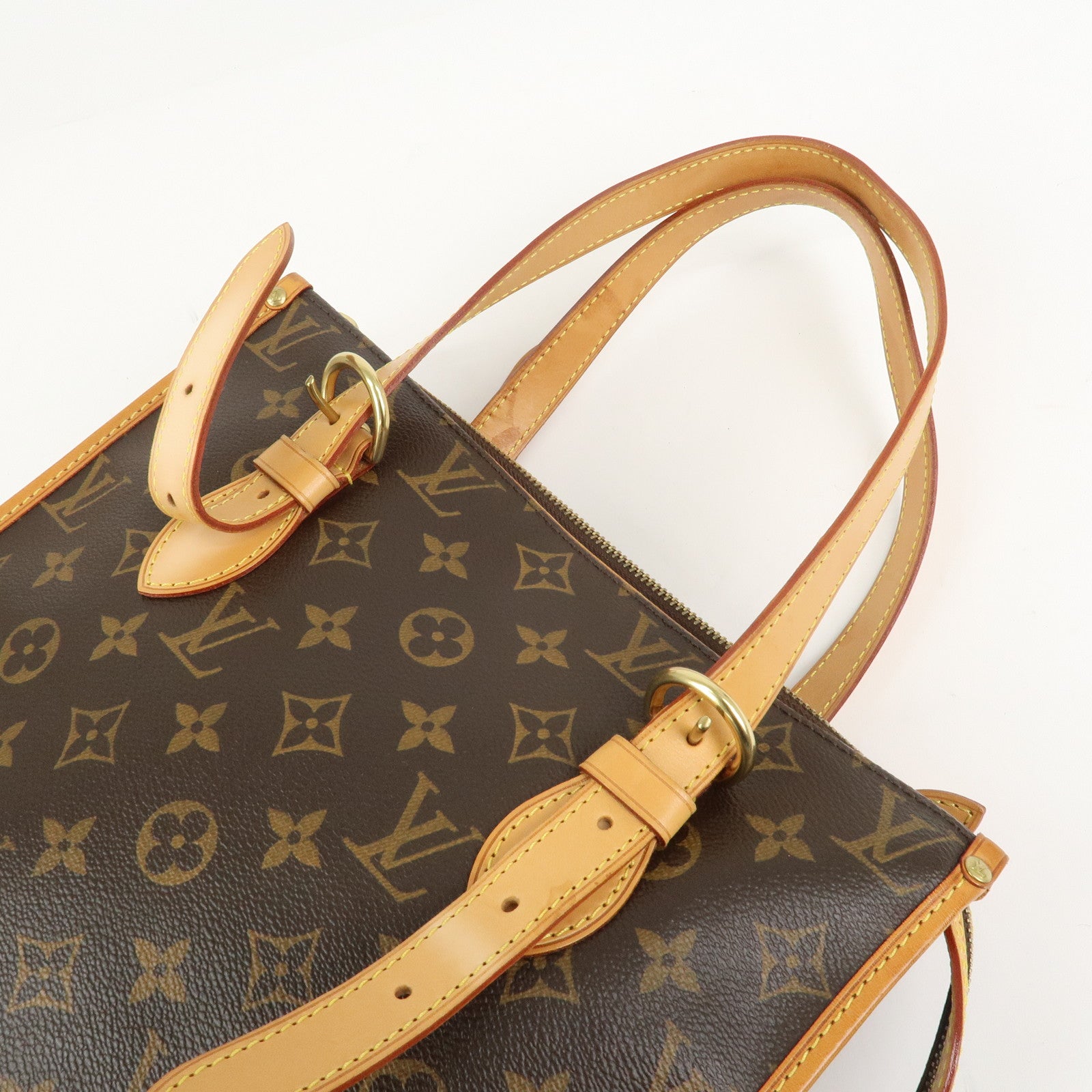 Louis Vuitton Monogram Popincourt Haut Shoulder Bag Brown M40007