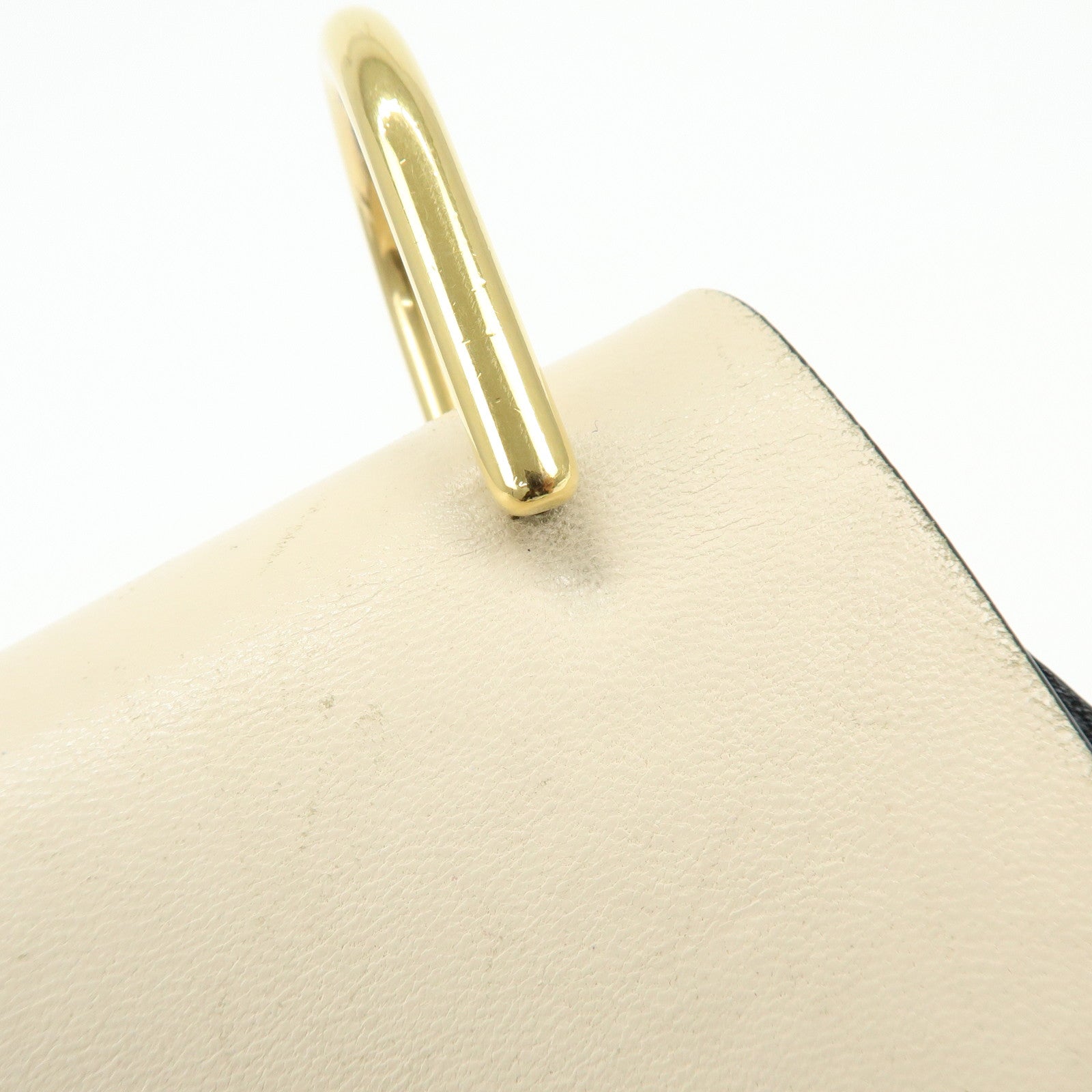 Chloe Drew Leather Shoulder Bag Crossbody Bag Black Ivory