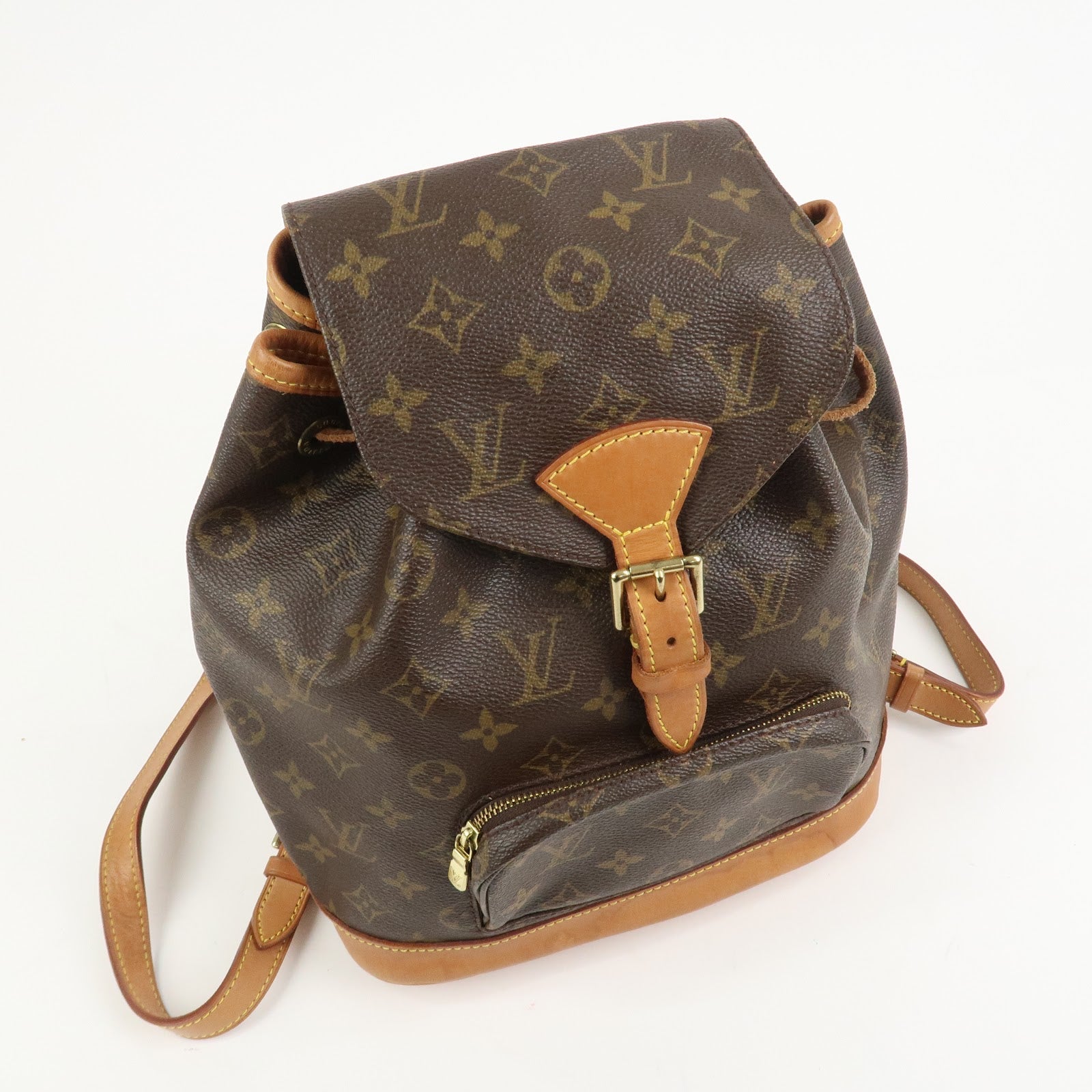 Louis Vuitton Monogram Montsouris MM Backpack Brown M51136