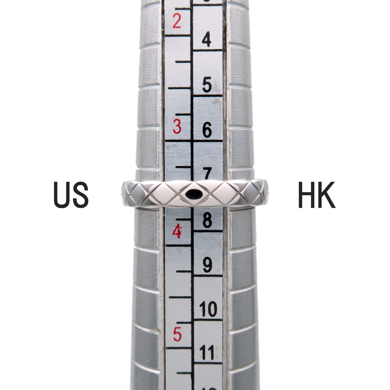 CHANEL COCO Crush Mini Ring K18 750WG White Gold US3.5 J11785