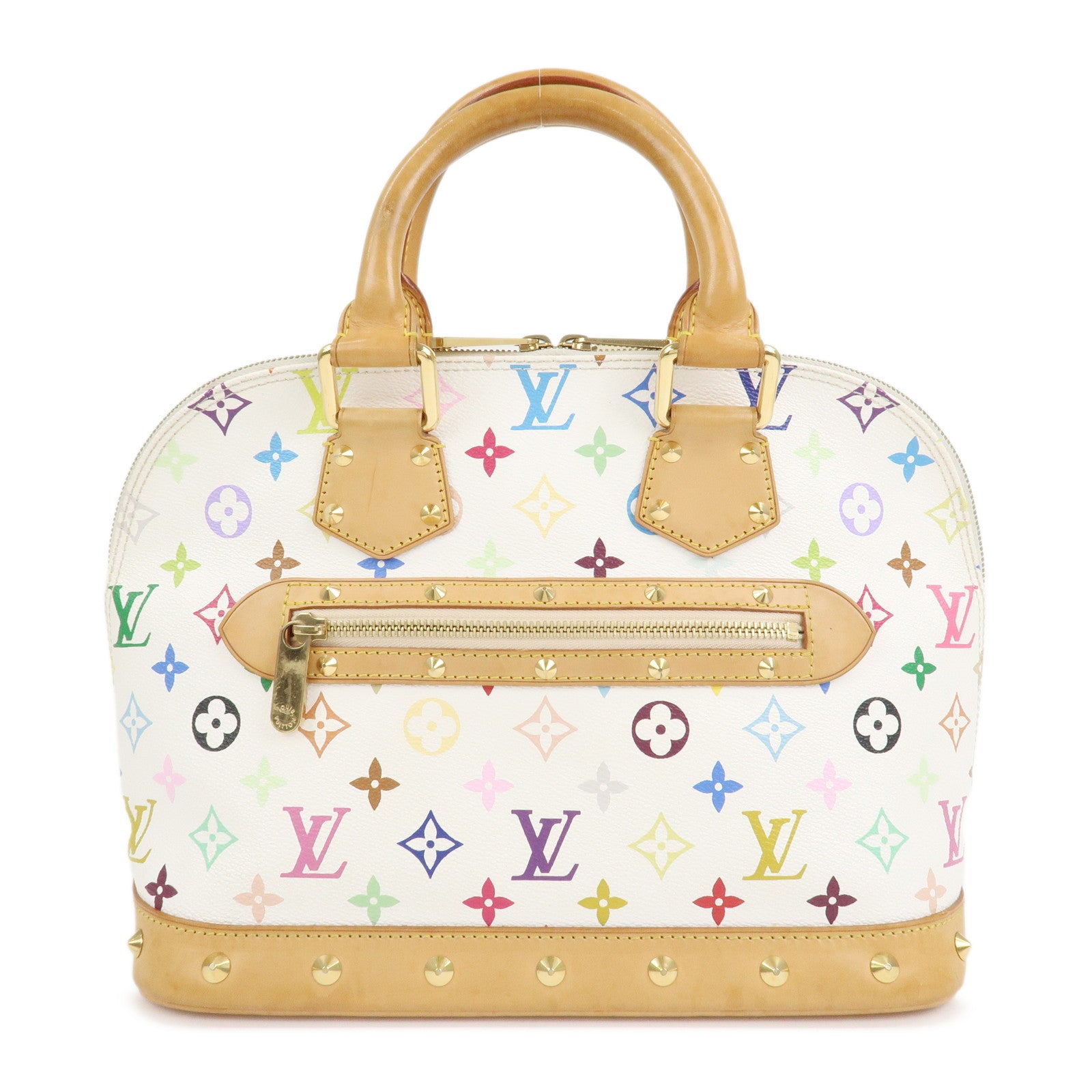 Louis Vuitton Monogram Alma PM Hand Bag Blanc Multicolor M92647
