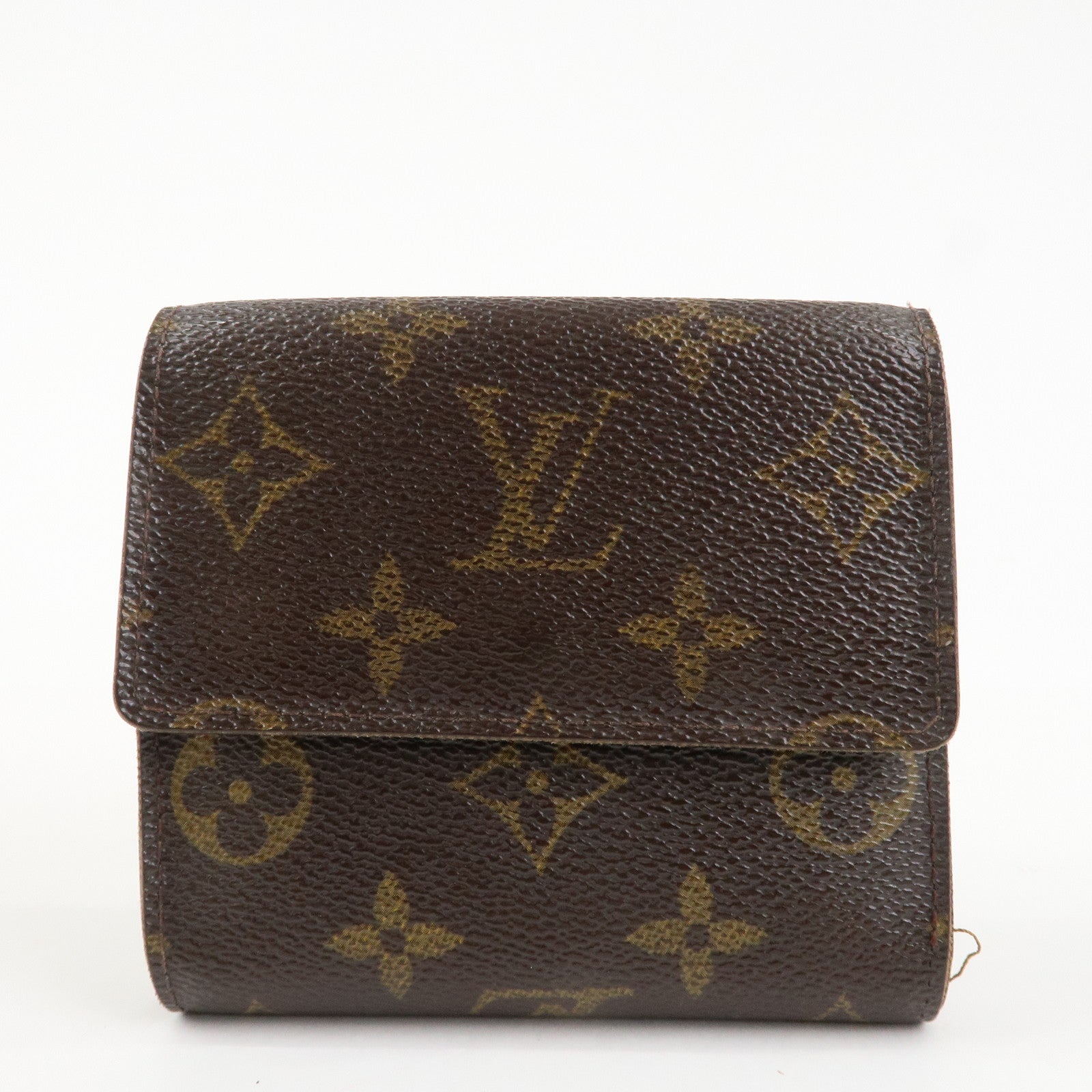 Louis Vuitton Monogram Porte Monnaie Billet Carte Credit M61652 Used