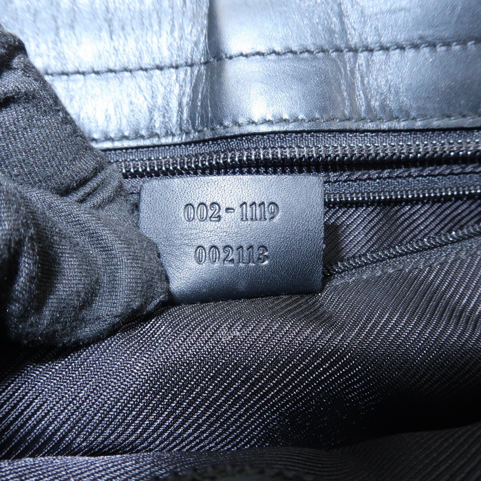 GUCCI GG Monogram Canvas Leather Tote Bag Hand Bag Black 002.1119