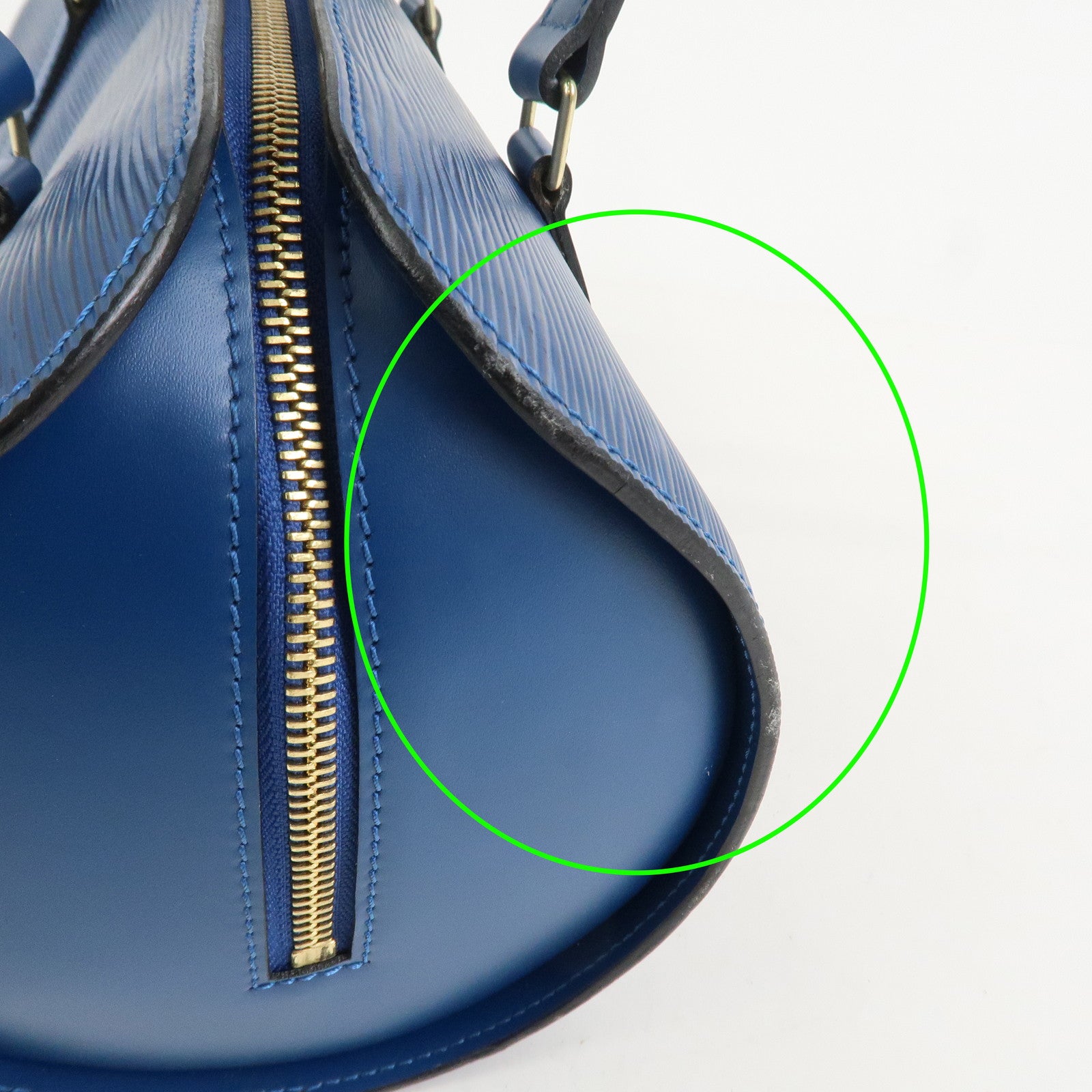 Louis Vuitton Epi Soufflot Shoulder Bag Hand Bag Toledo Blue M52225