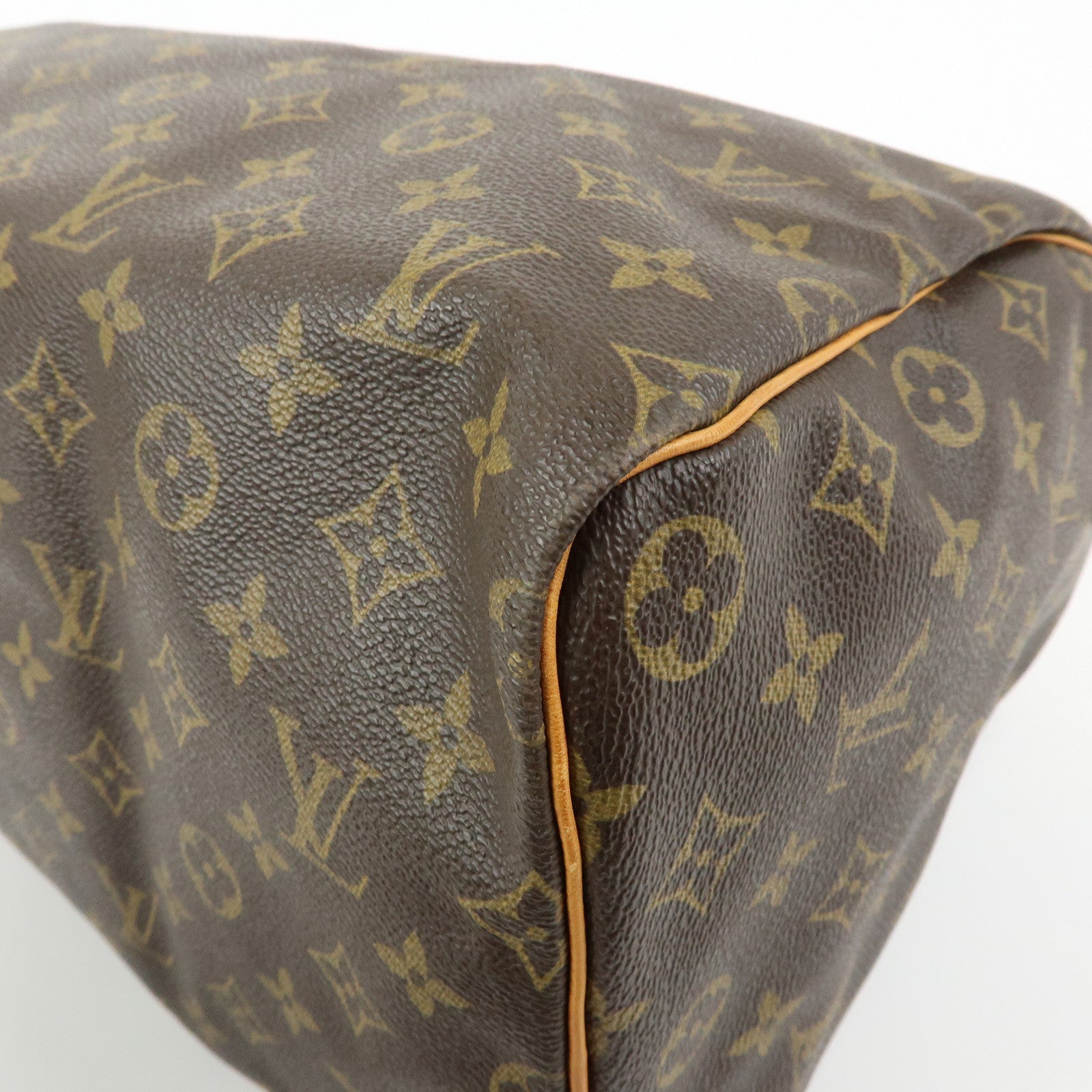 Louis Vuitton Monogram Speedy 40 Hand Bag Boston Bag Brown M41522