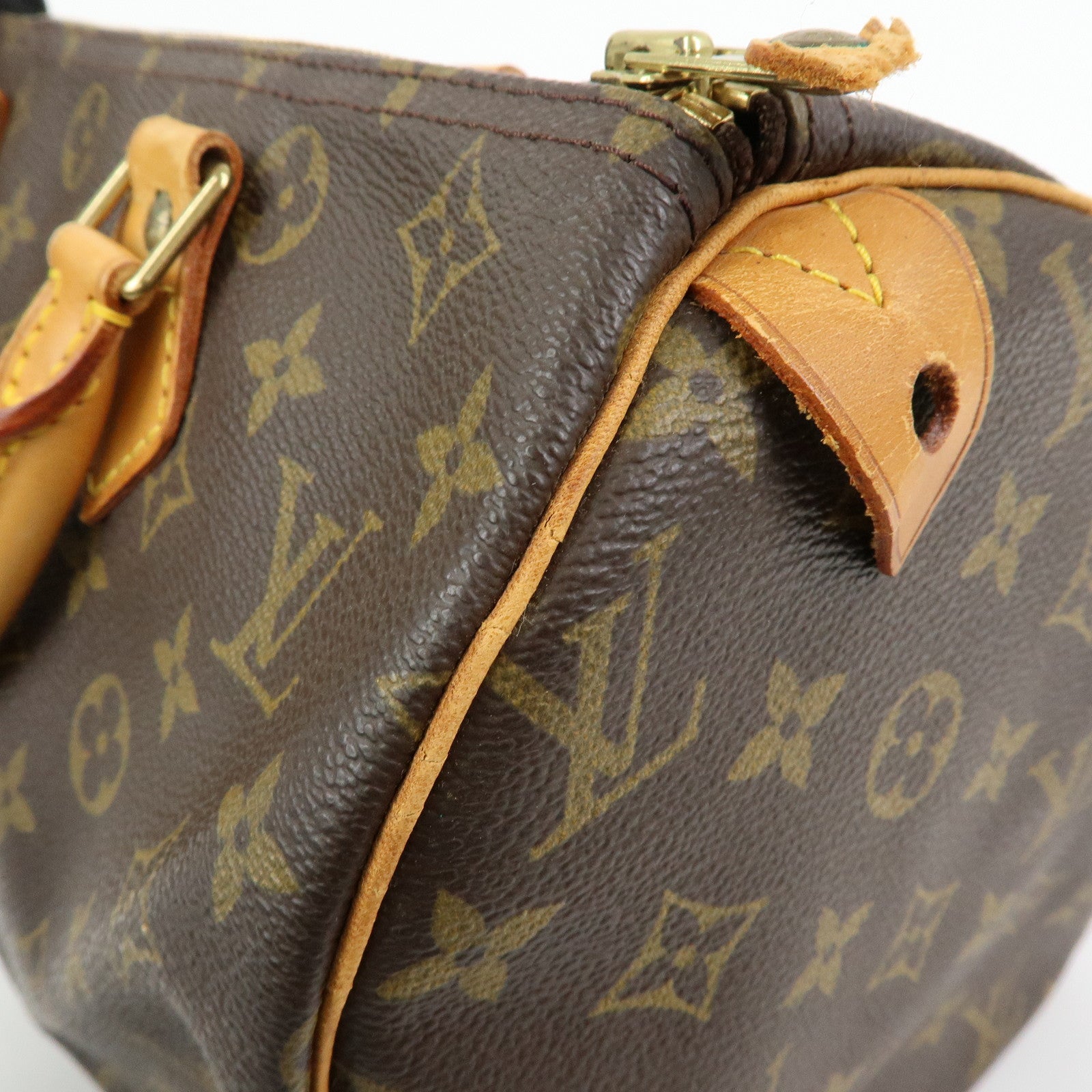 Louis Vuitton Monogram Speedy 30 Boston Bag Hand Bag Brown M41526