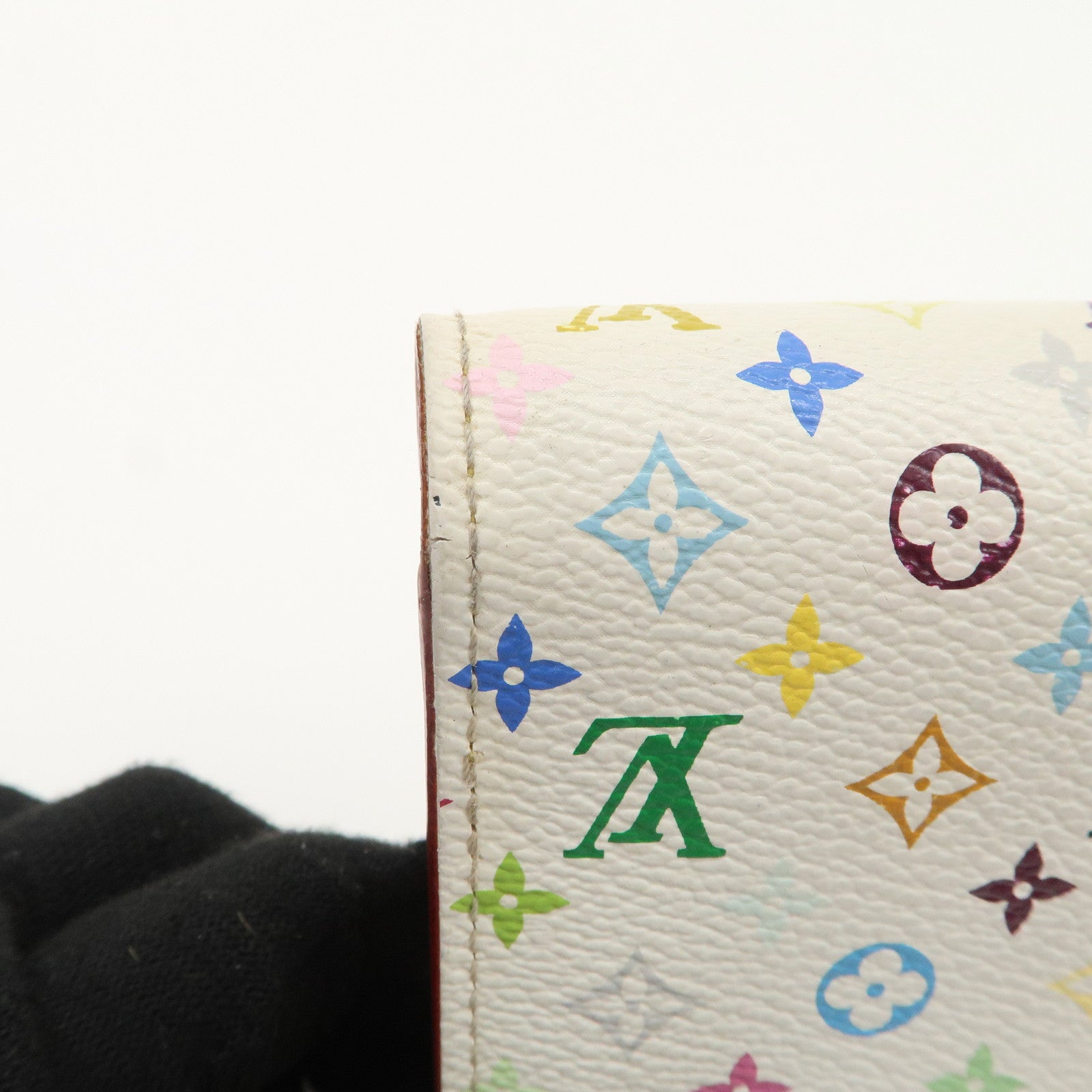 Louis Vuitton Monogram Multicolor Portefeuille Alexandra Wallet Blanc M60083