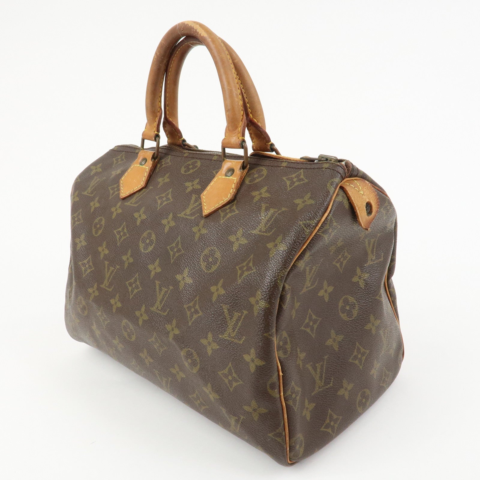 Louis Vuitton Monogram Speedy 30 Boston Bag Hand Bag Brown M41526