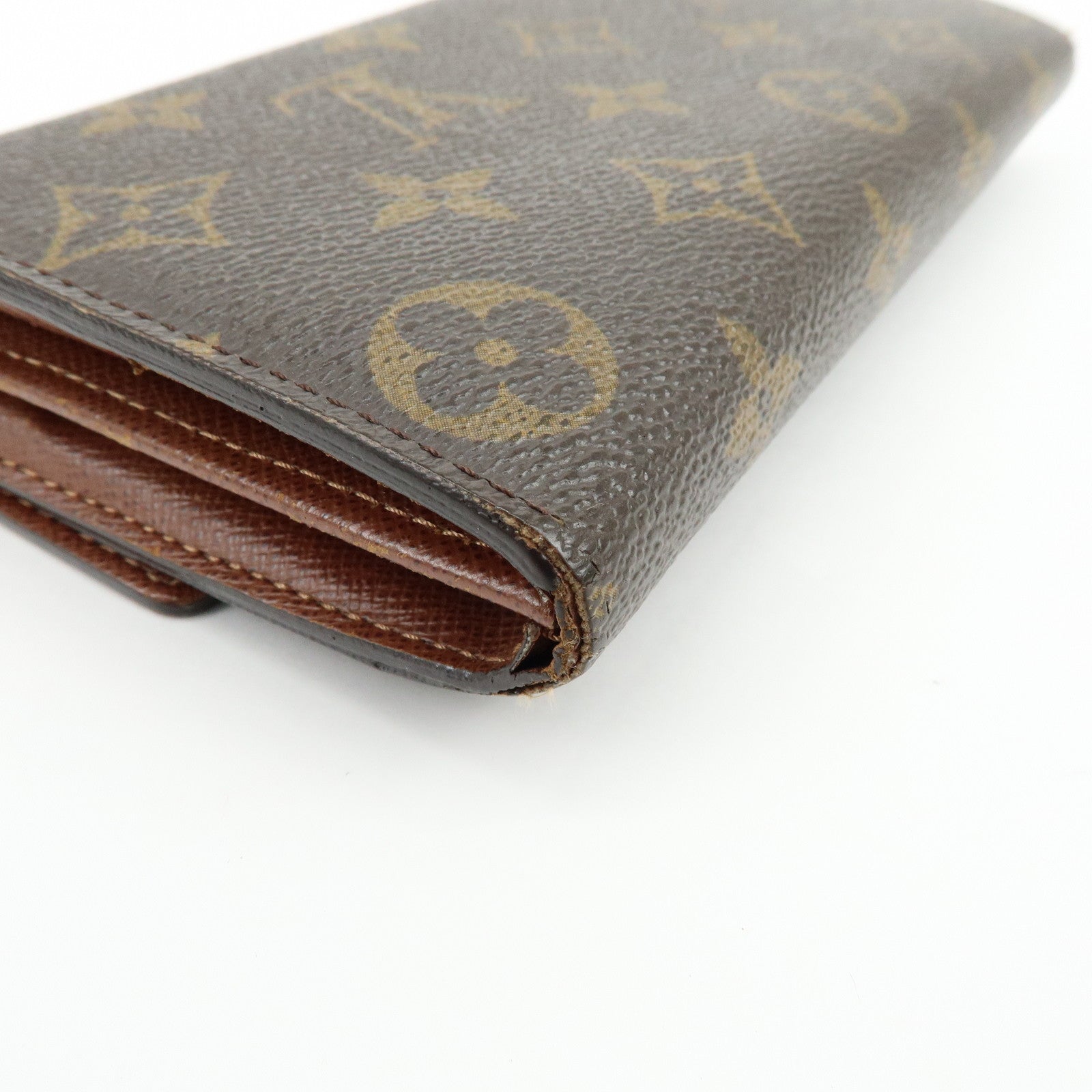 Louis Vuitton Monogram Portefeuille Sarah Long Wallet Brown M61734