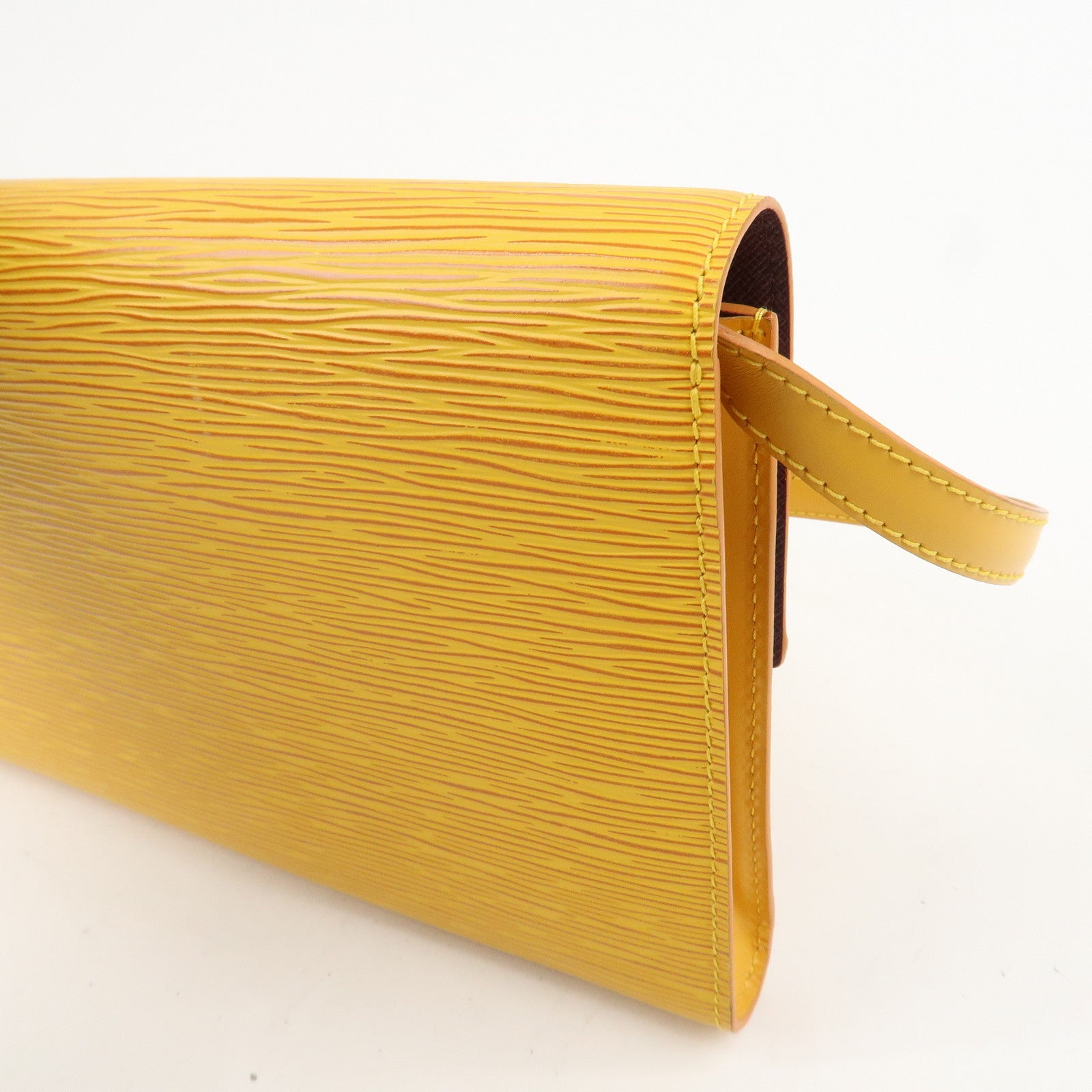 Louis Vuitton Epi Pochette Arche Shoulder Bag Tassili Yellow M52579