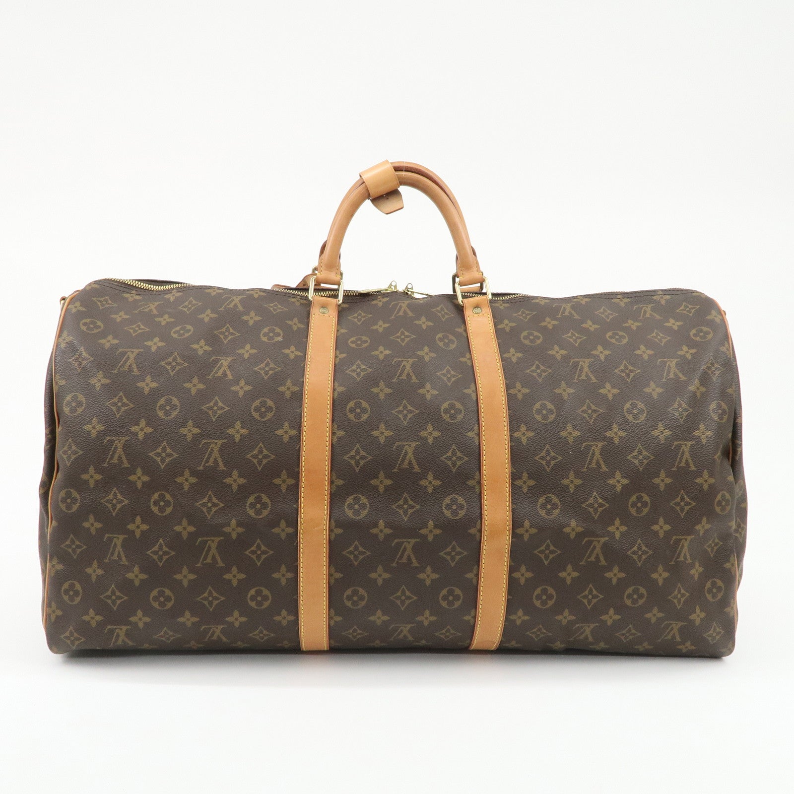 Louis Vuitton Monogram Keep All Bandouliere 60 Boston Bag M41412