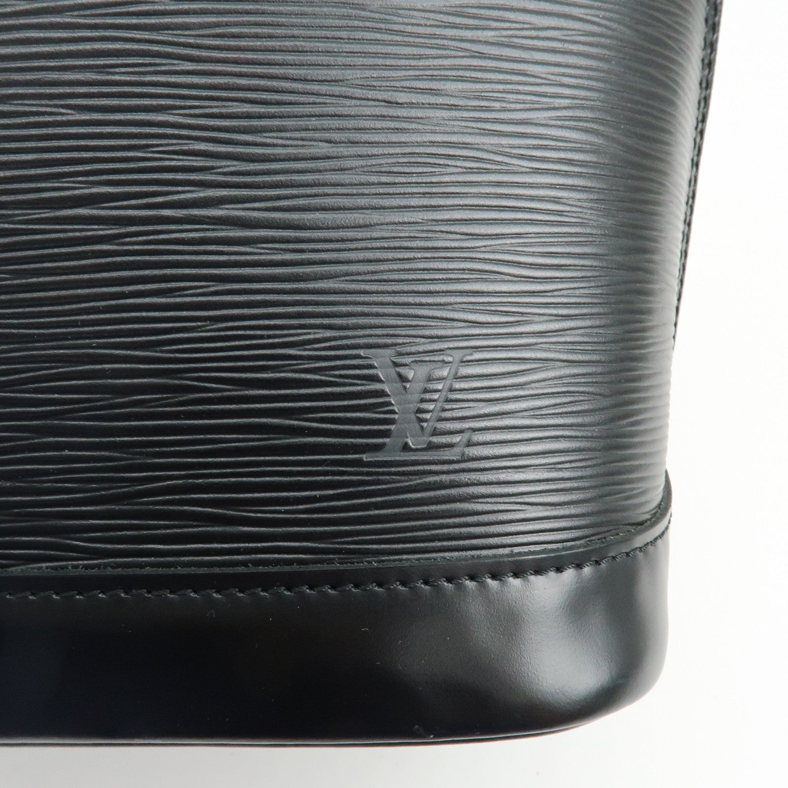 Louis Vuitton Epi Alma Hand Bag Noir Black M52142
