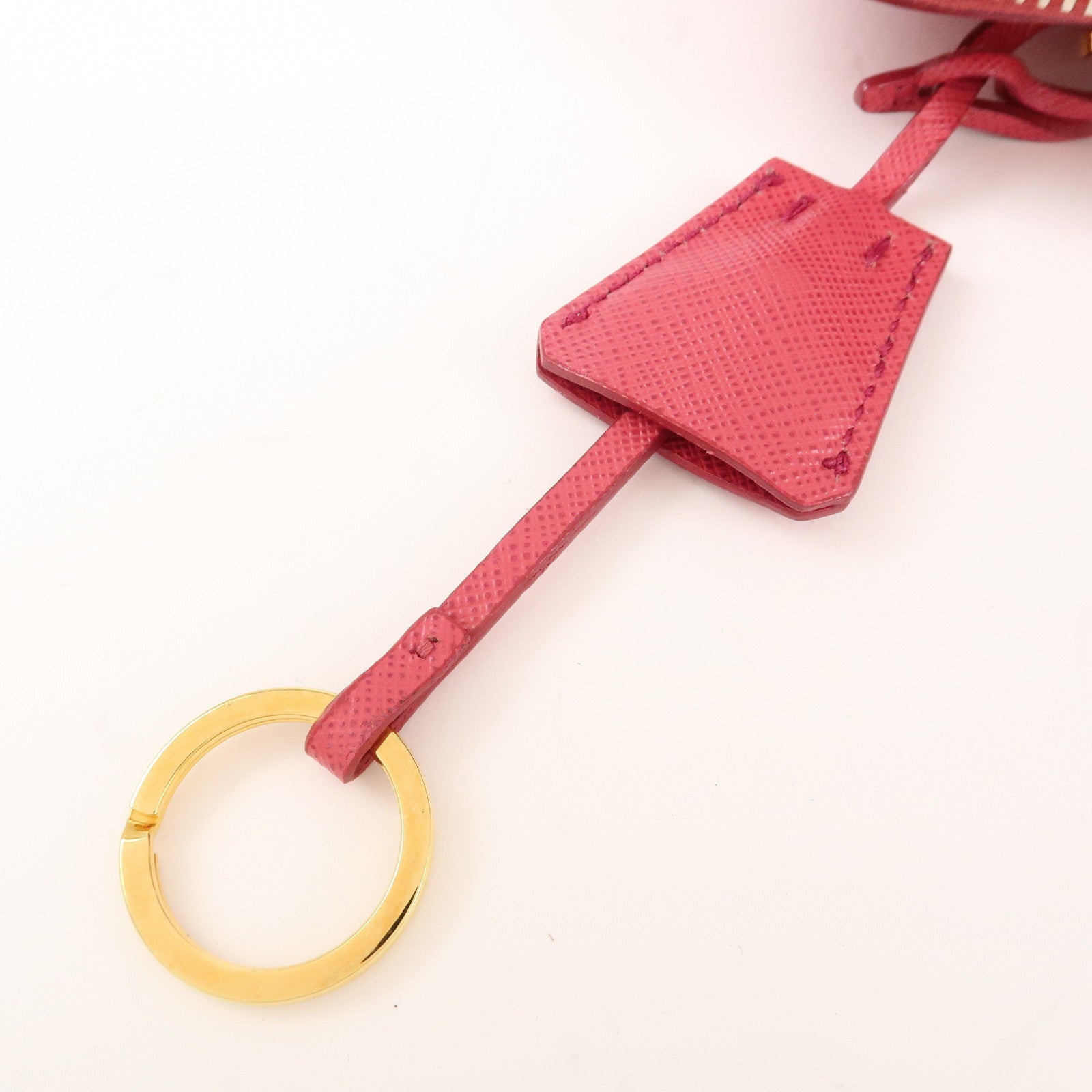 PRADA Promenade Small Saffiano Leather 2Way Bag Hand Bag Pink BL0838 Used