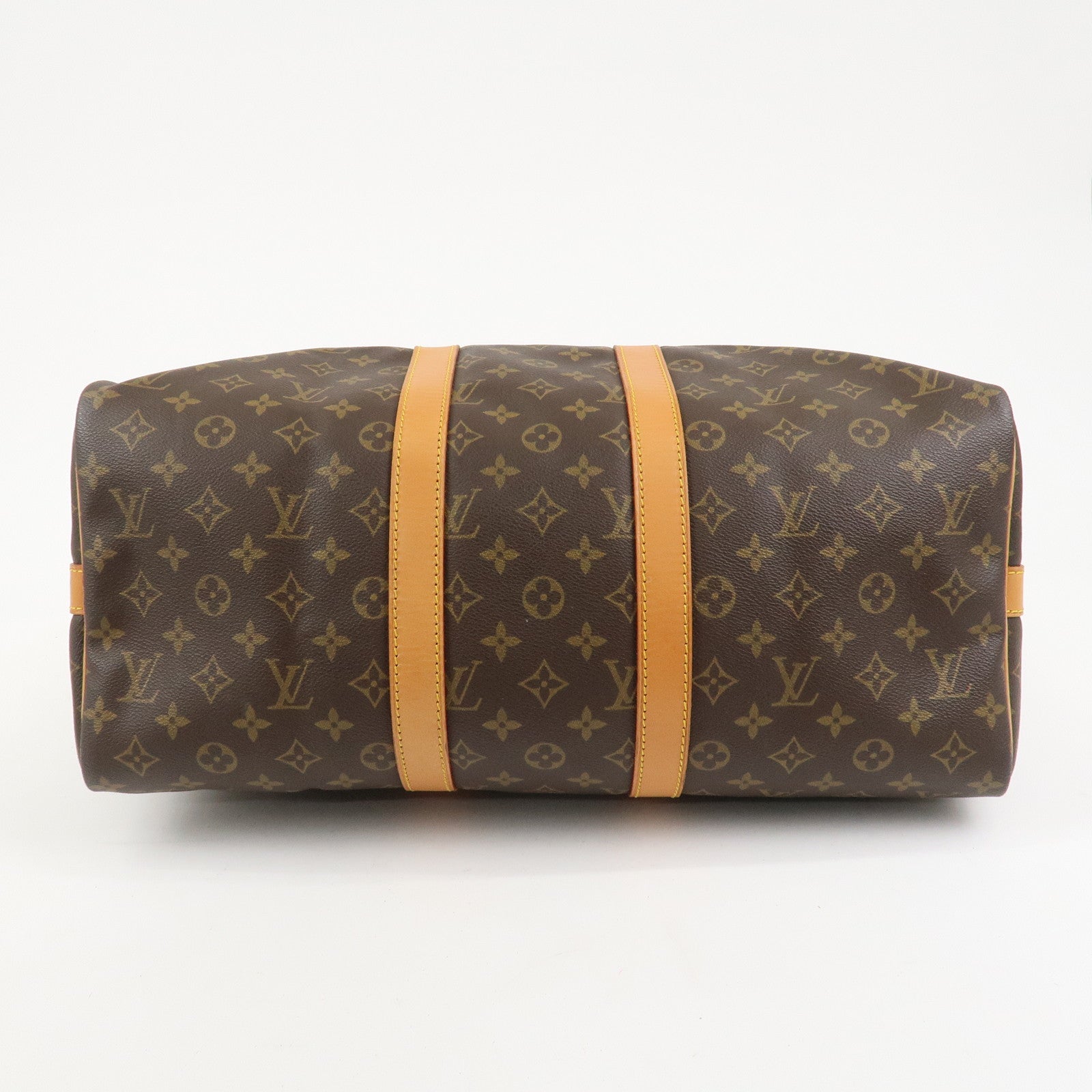 Louis Vuitton Monogram Keep All Bandouliere 45 Boston Bag M41418