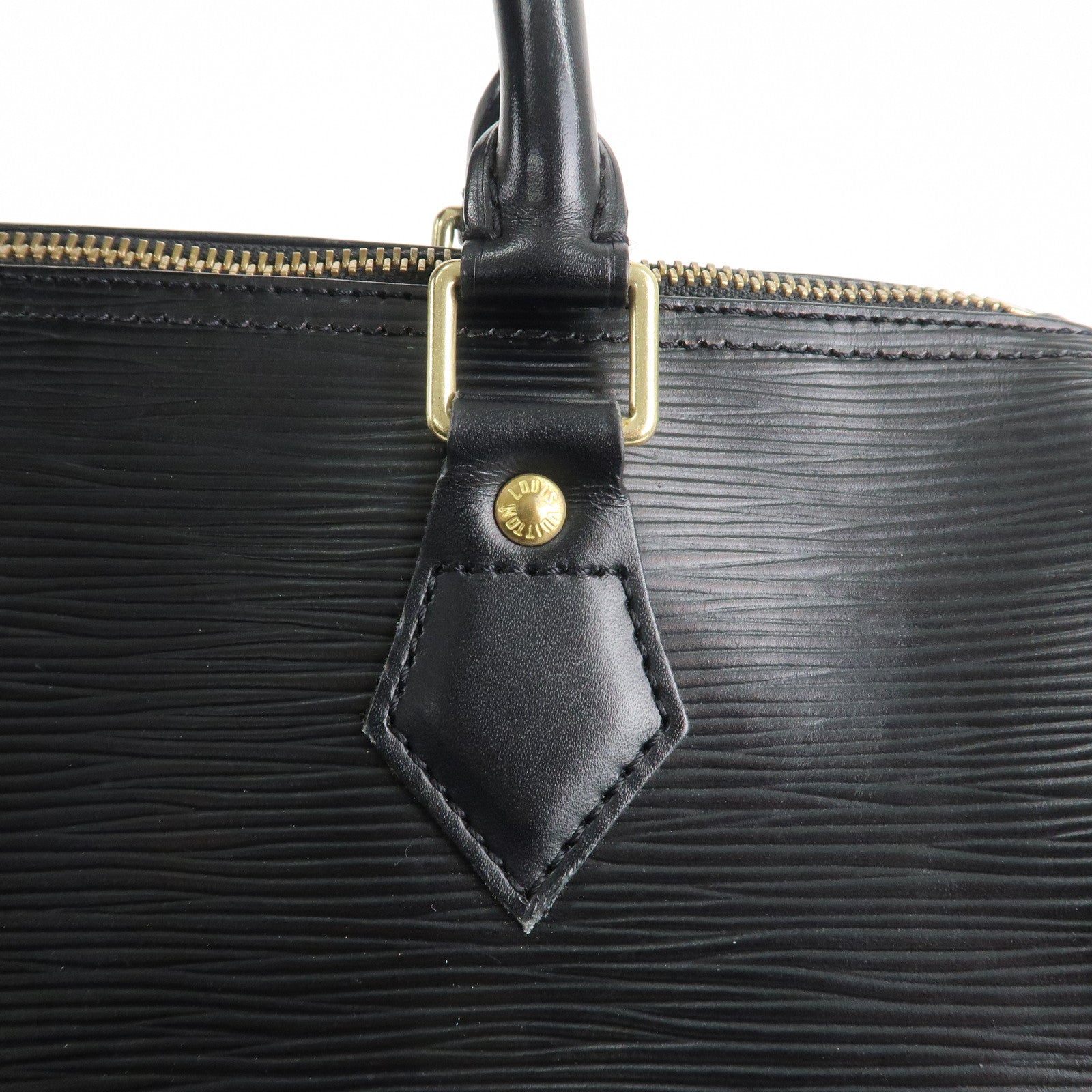 Louis Vuitton Epi Speedy 25 Hand Bag Boston Bag Noir M59032 Used