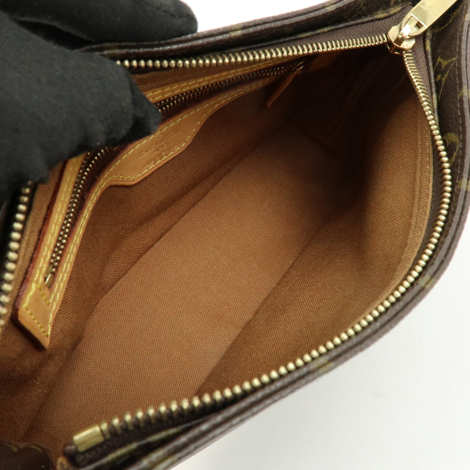 Louis Vuitton Monogram Trotteur Canvas Shoulder Bag Brown M51240
