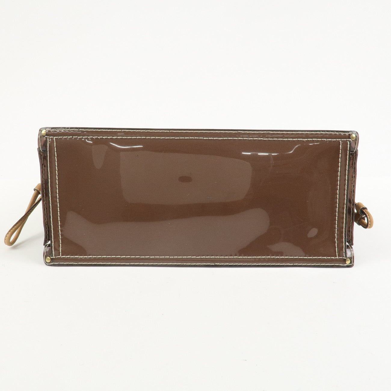 LOEWE Anagram PVC Leather Tote Bag Shoulder Bag Brown