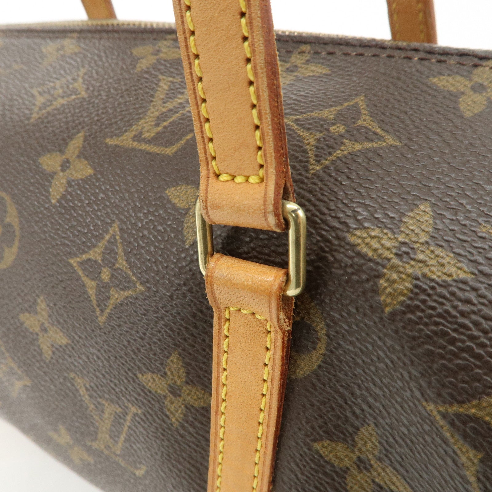 Louis Vuitton Monogram Papillon 30 Hand Bag New Style Brown M51385