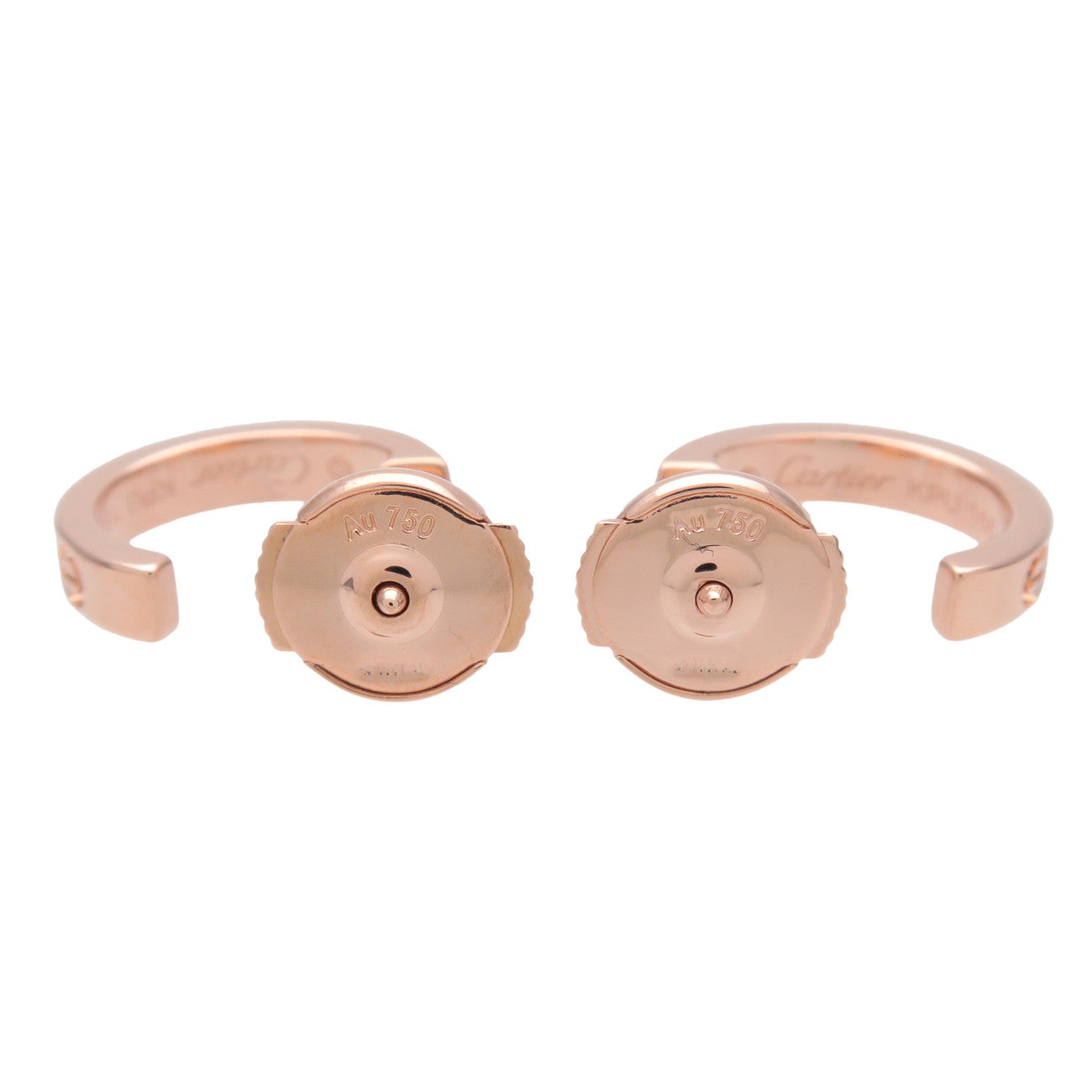 Cartier Mini LOVE Earrings K18 750PG Rose Gold