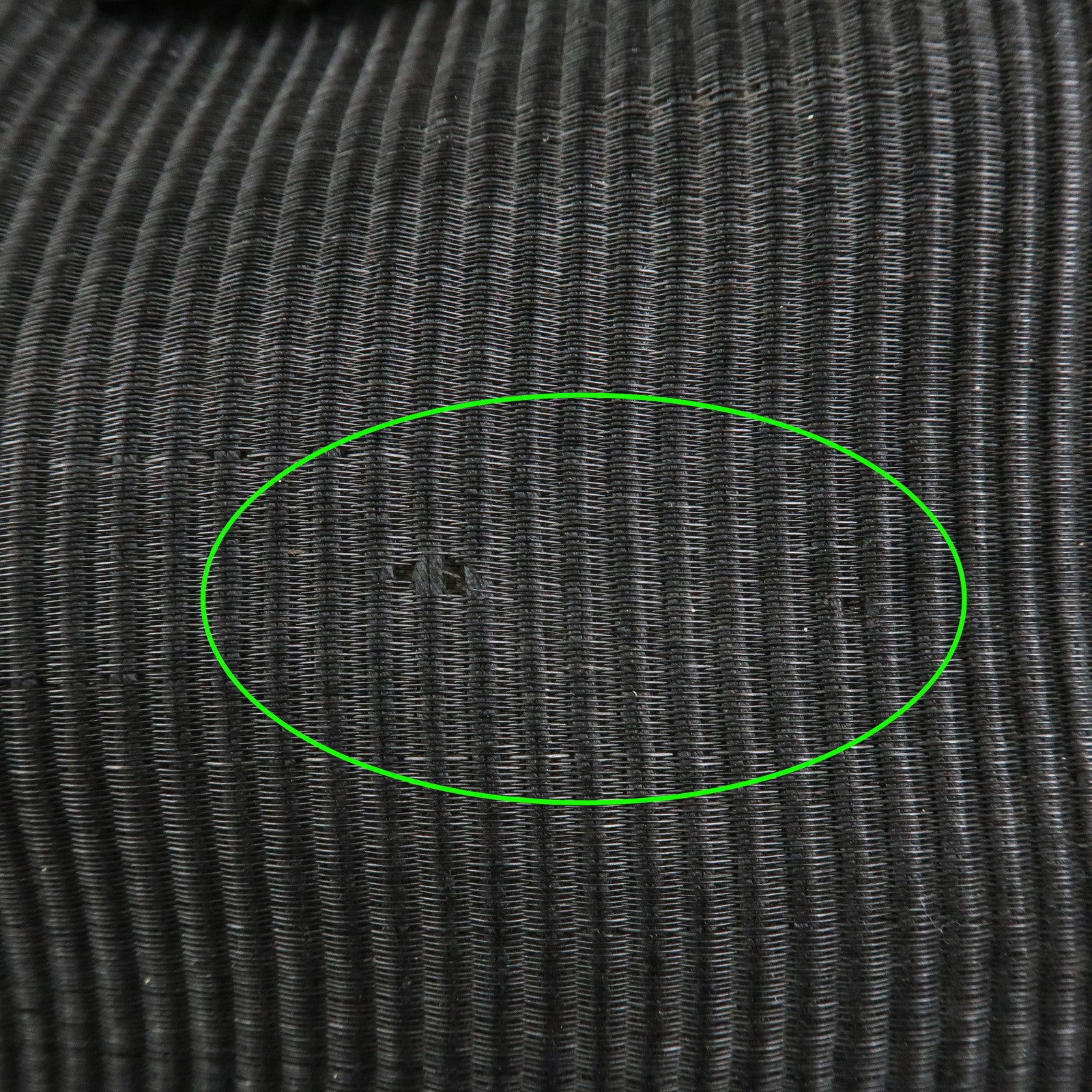 HERMES Vespa PM Crinolin Leather Shoulder Bag C Stamped Black