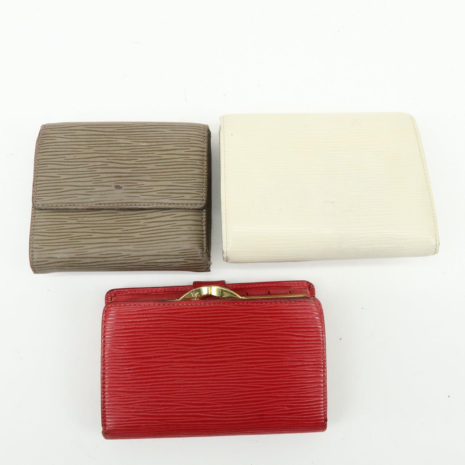 Louis Vuitton Epi Set of 3 Compact Wallet M6658J/M63247/M6348G