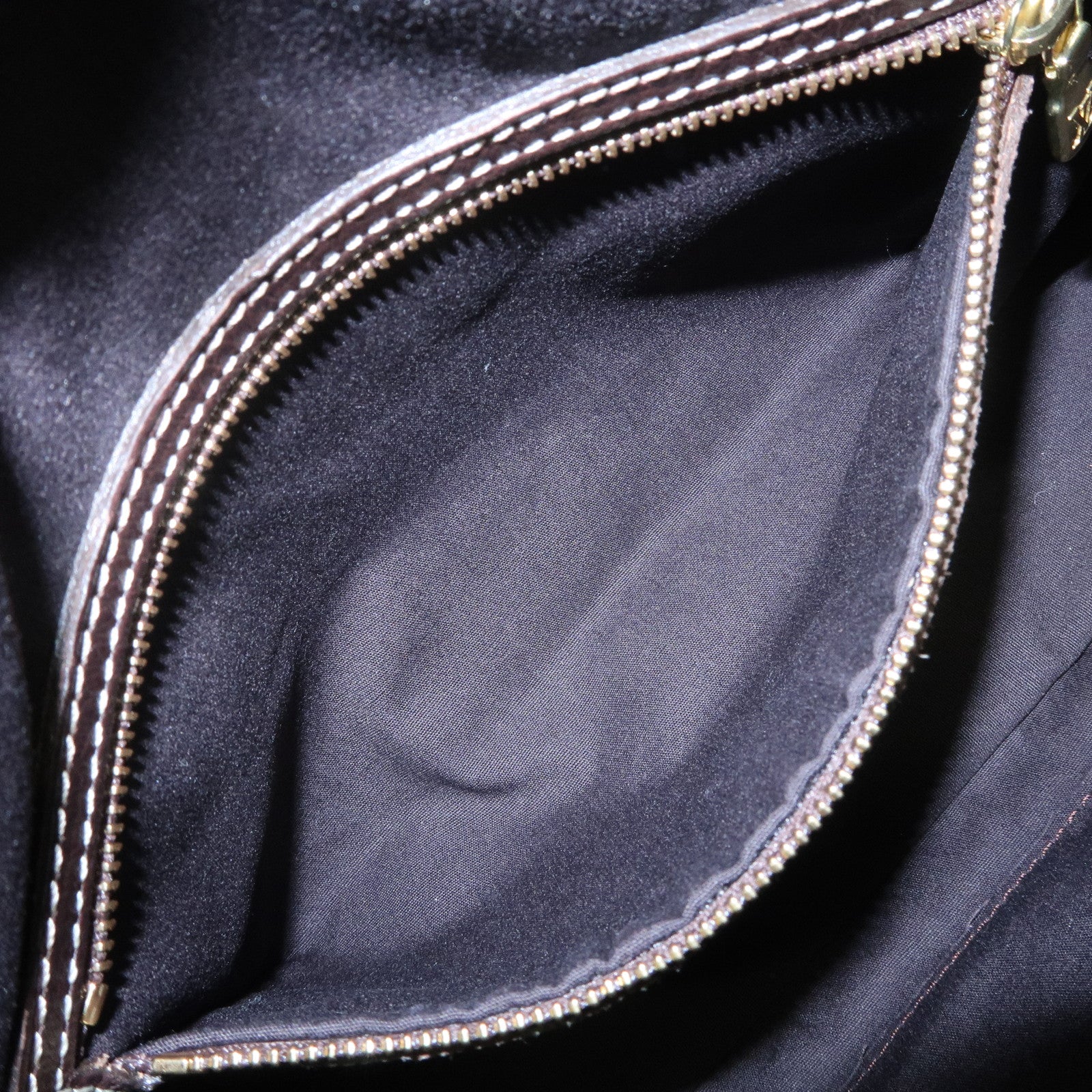 Louis Vuitton Monogram Mini Lin Boulogne Shoulder Bag Ebene M95225 Used