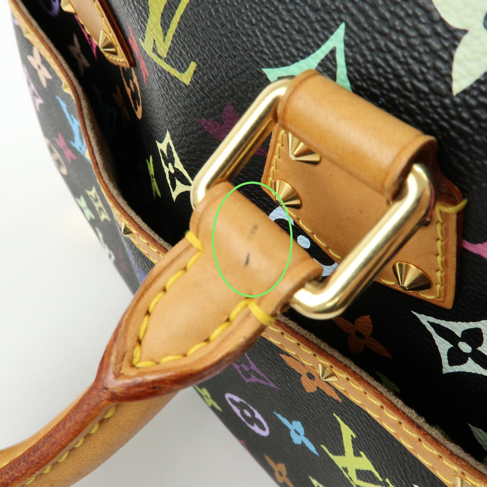 Louis Vuitton Monogram Trouville Multicolor Hand Bag Noir M92662