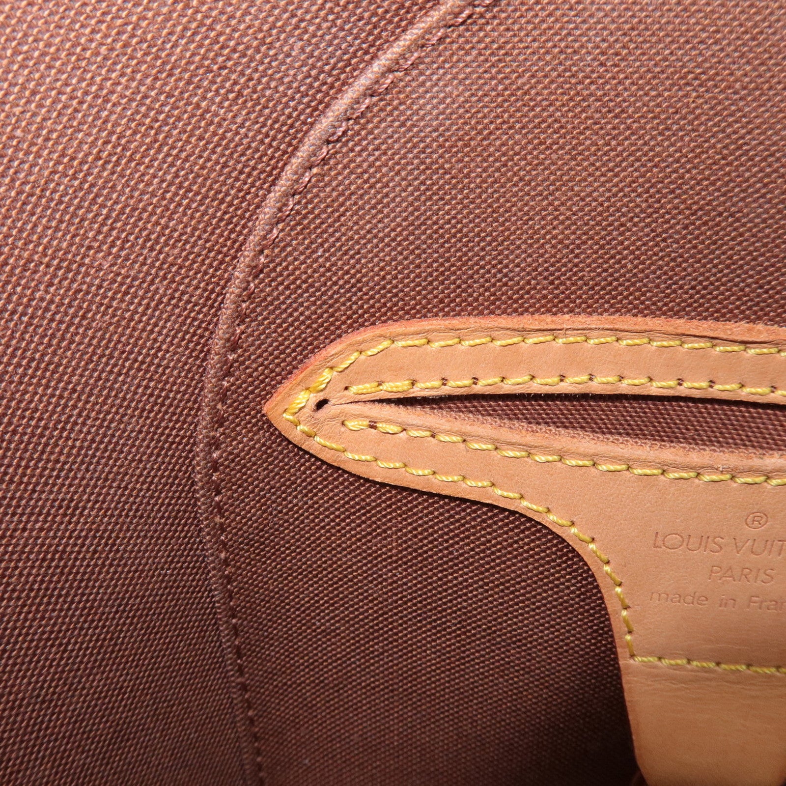 Louis Vuitton Monogram Ellipse PM Hand Bag Brown Gold HDW M51127