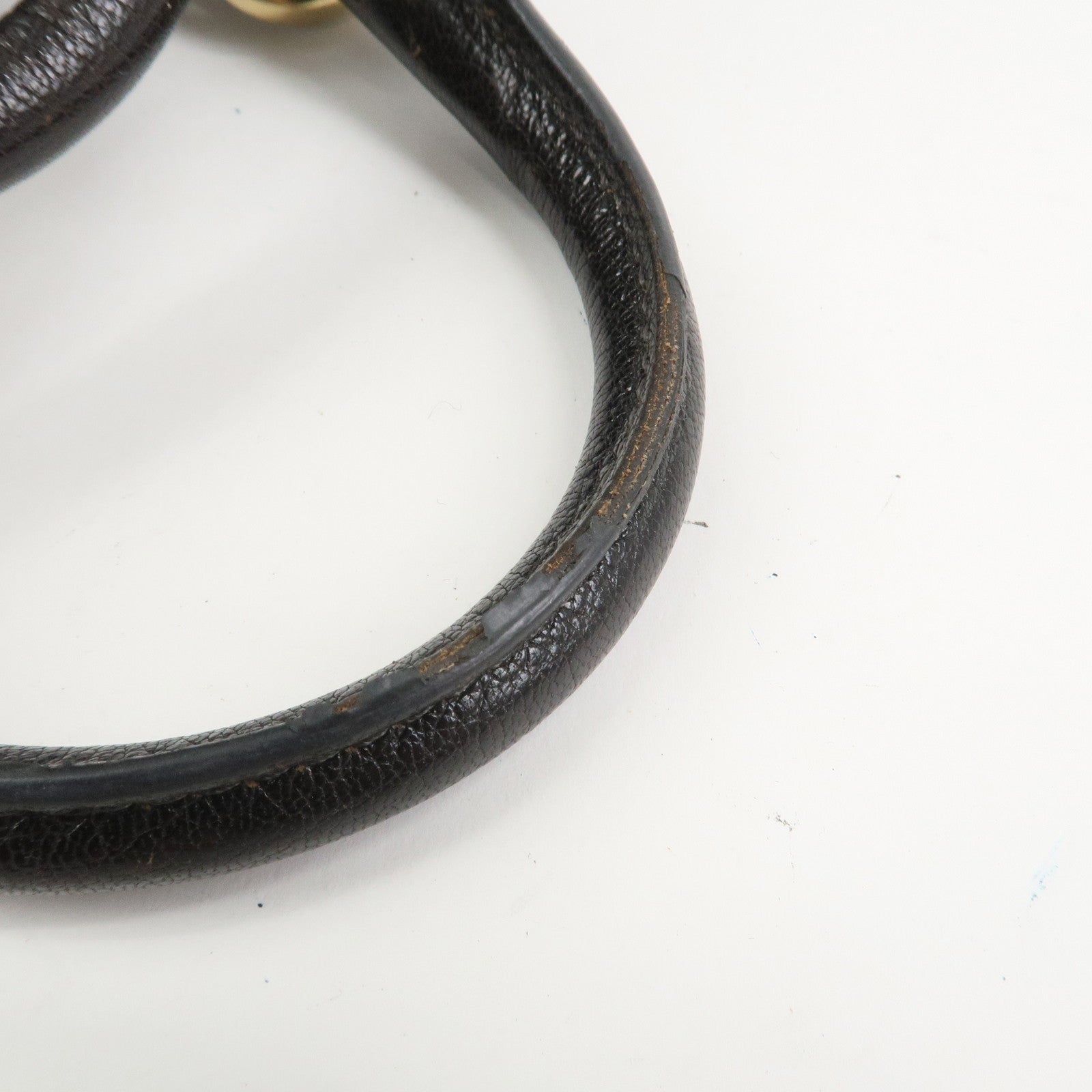 TOD'S G Line Leather 2Way Bag Hand Bag Shoulder Bag Dark Brown