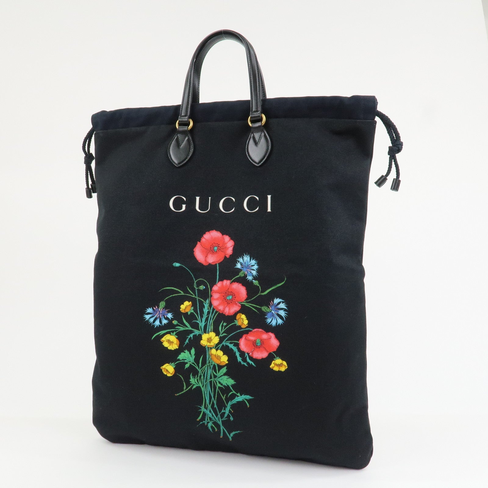 GUCCI Chateau Marmont and Gucci Drawstring Tote Bag 552403