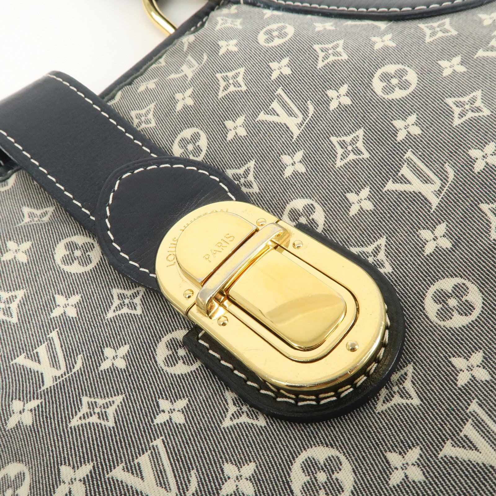 Louis Vuitton Monogram Idylle Elegie 2Way Tote Bag Encre Blue M56697 Used