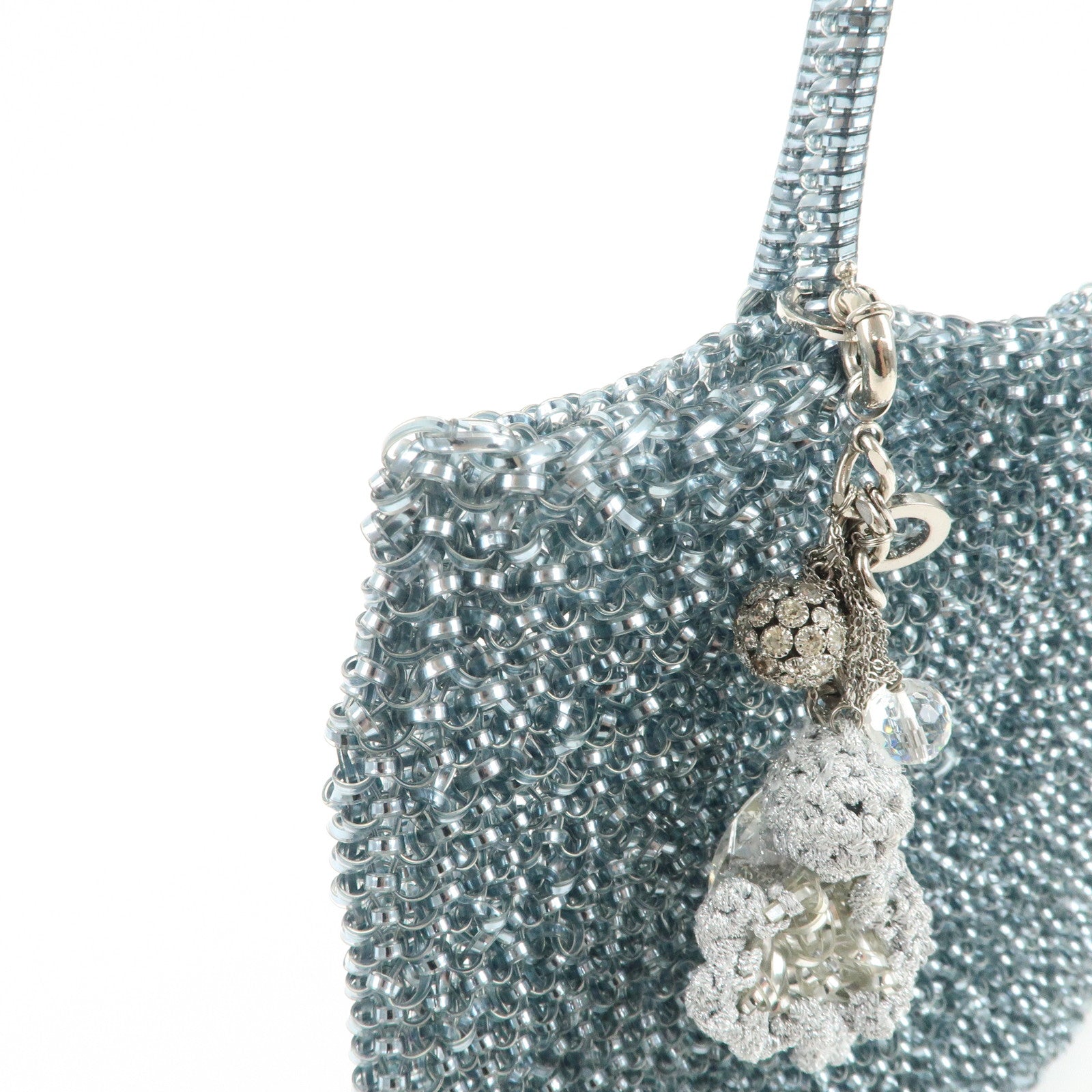 ANTEPRIMA PVC Wire Bag Tote Bag Hand Bag Silver
