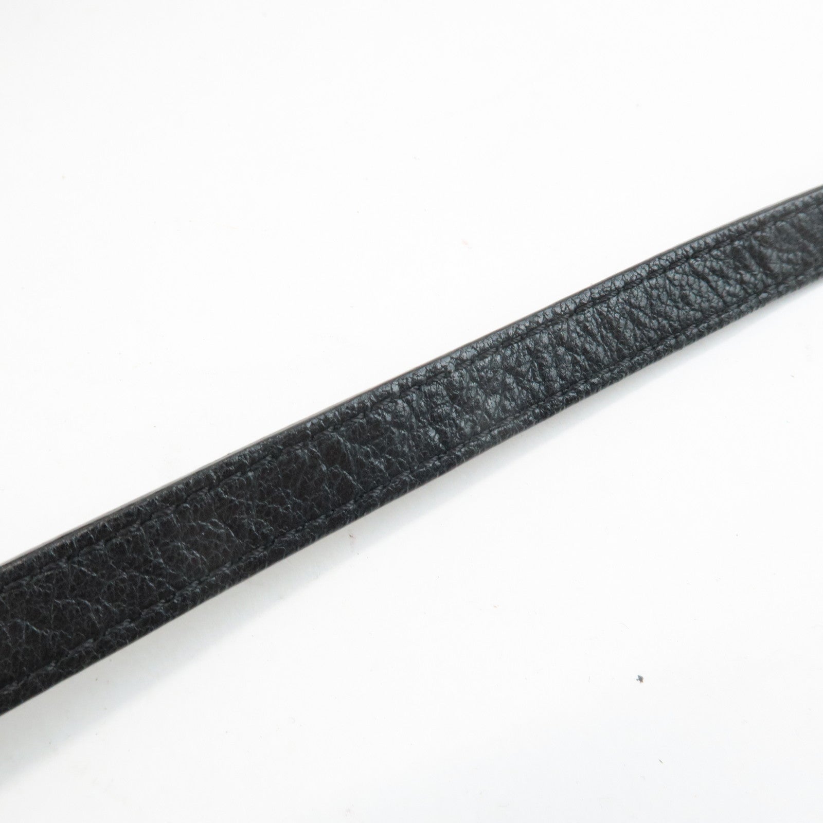 JIMMY CHOO Leather Star Studs Tote Bag Hand Bag Black Silver HDW Used