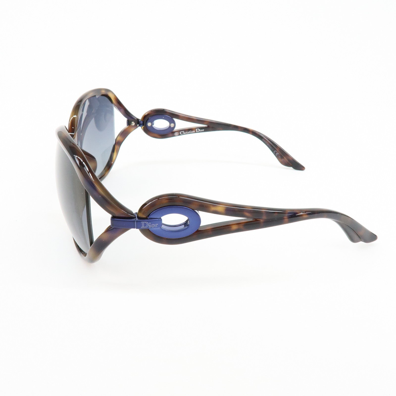 Christian Dior Plastic Sunglasses 62□15 120 Brown NB7HD
